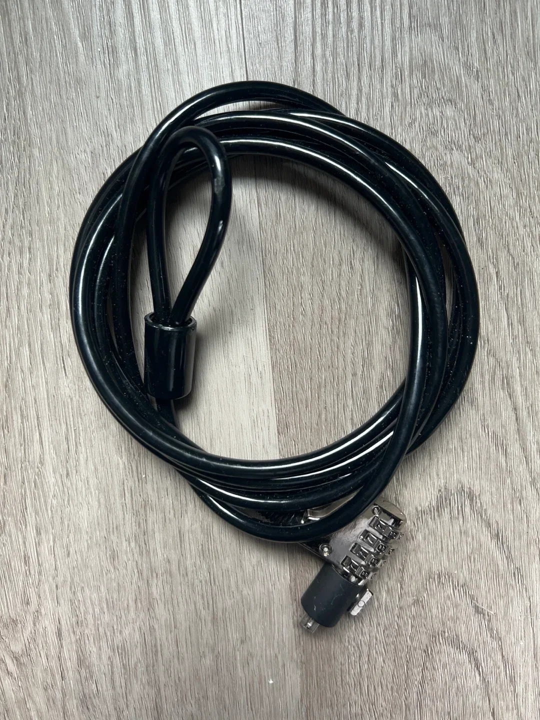 Black Combination Laptop Lock