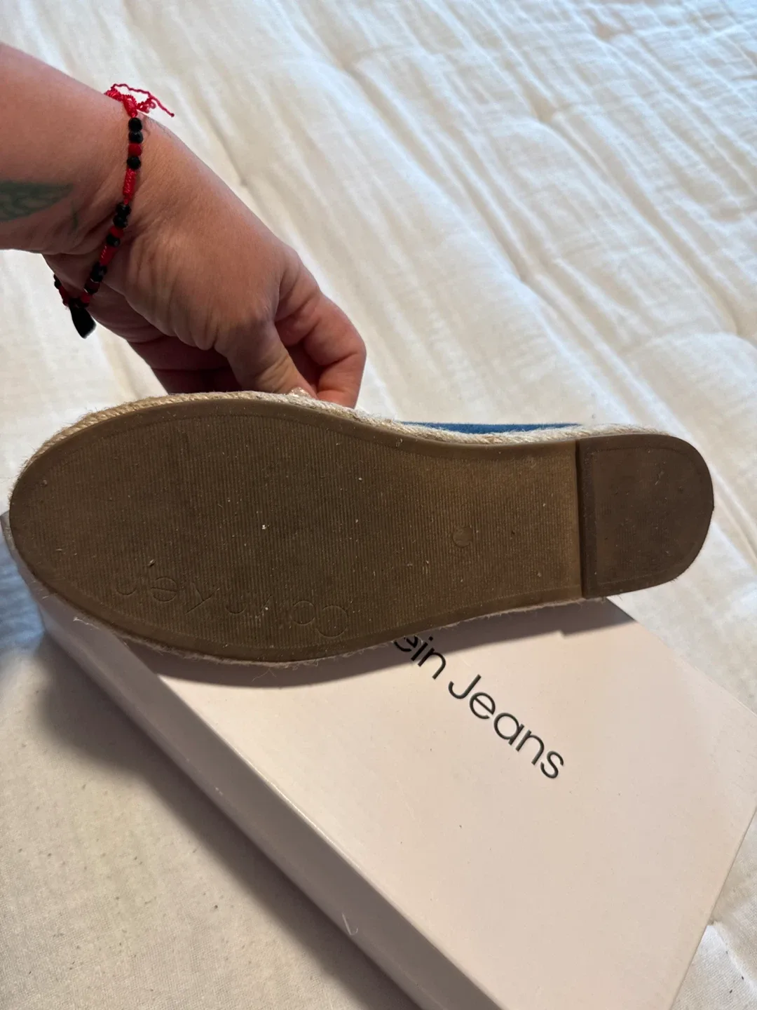 Calvin Klein Jeans kcPADON Dark Blue Espadrille - Size 7.5 image indicator(2)