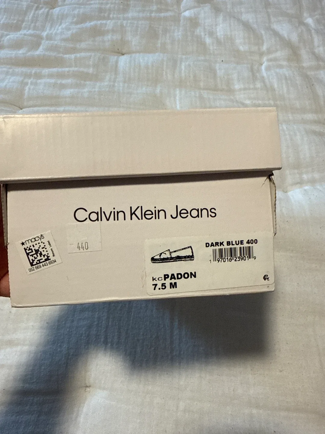 Calvin Klein Jeans kcPADON Dark Blue Espadrille - Size 7.5 image indicator(3)