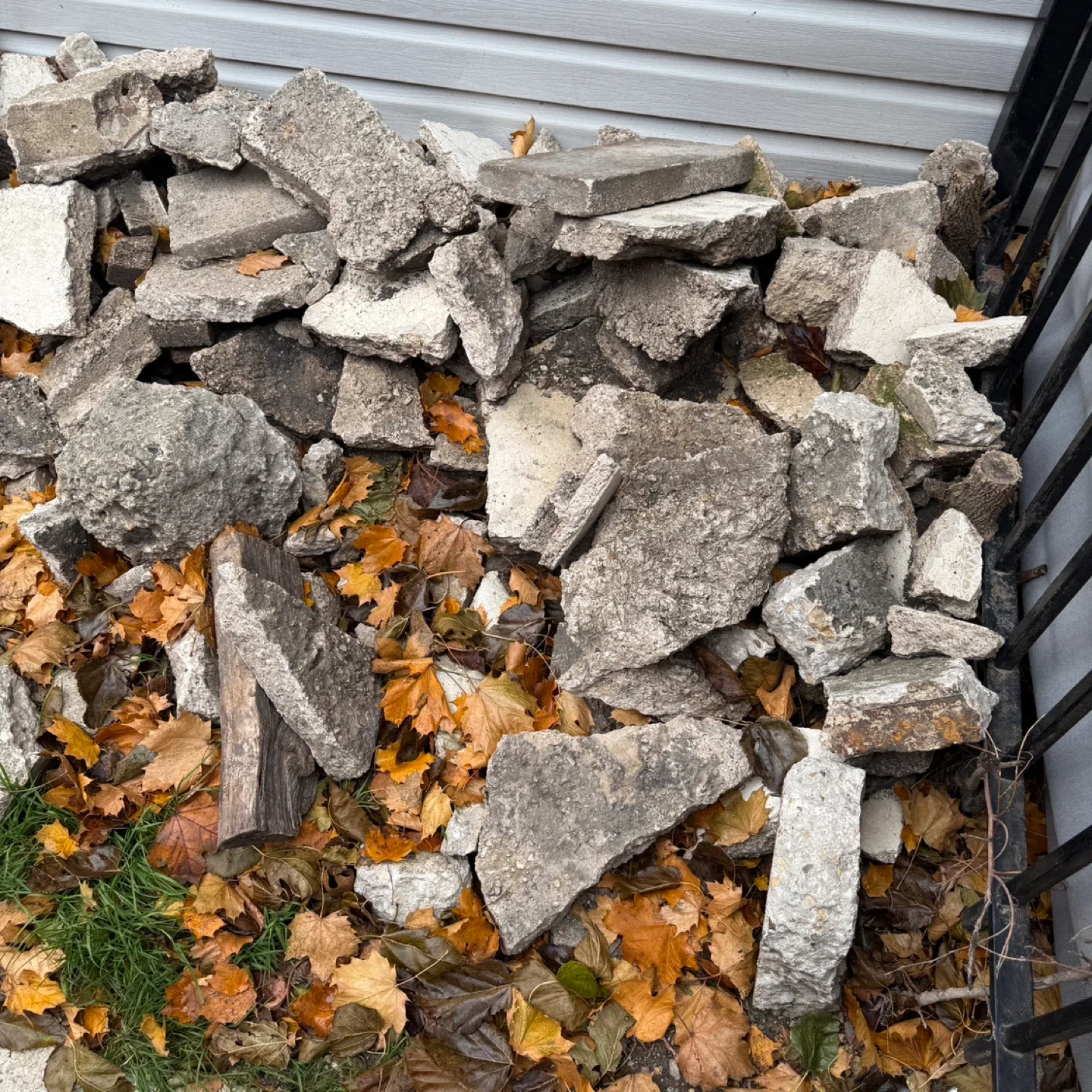 Cement pieces and some slabs free image indicator(4)