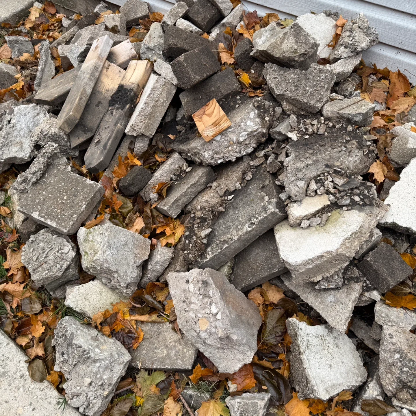 Cement pieces and some slabs free image indicator(3)