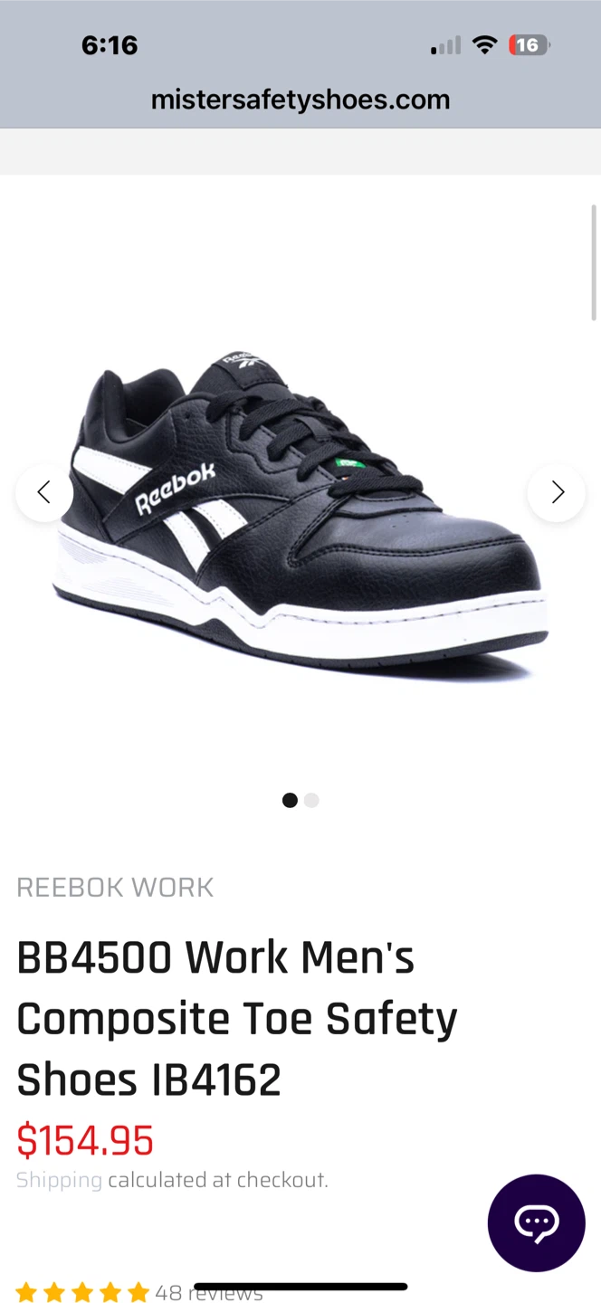 Reebok BB4500 Work Men's Safety Shoes - Size 11W - photo 5