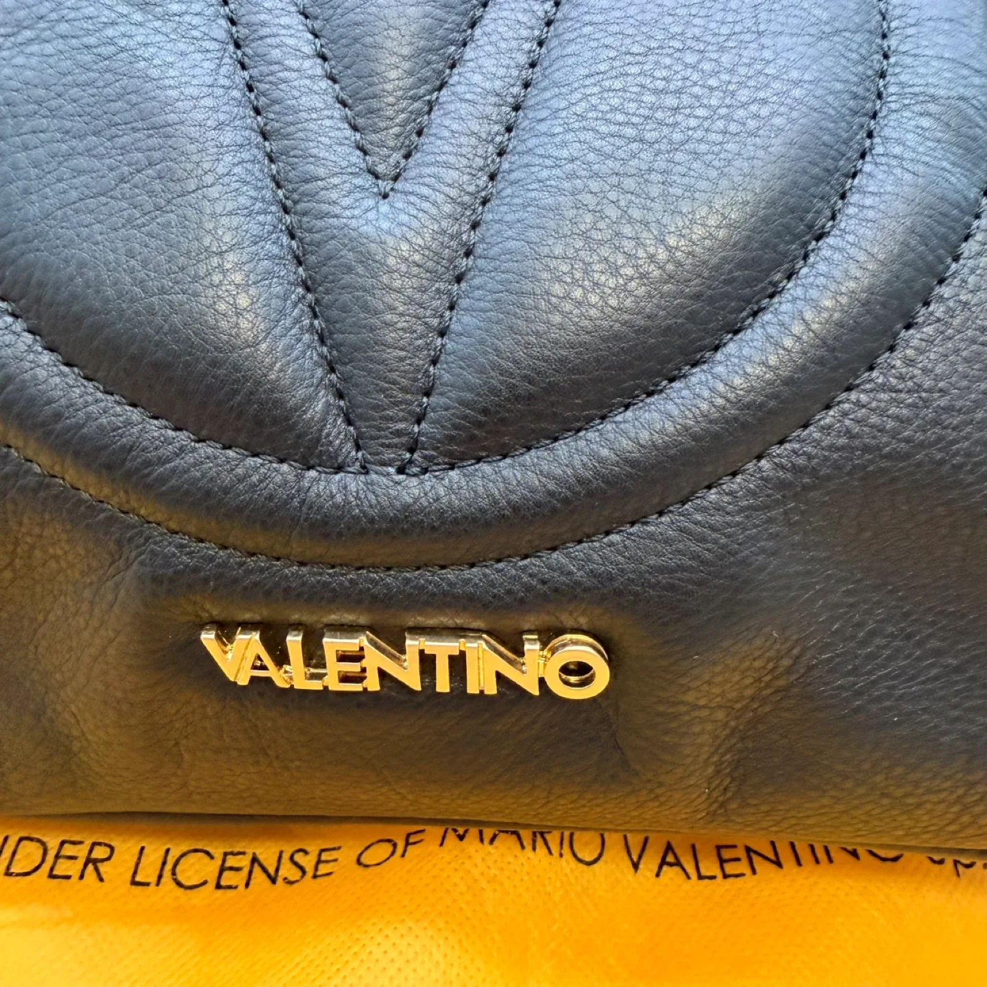 Mario Valentino Black Leather Bag – LIKE NEW – Made in Italy image indicator(3)