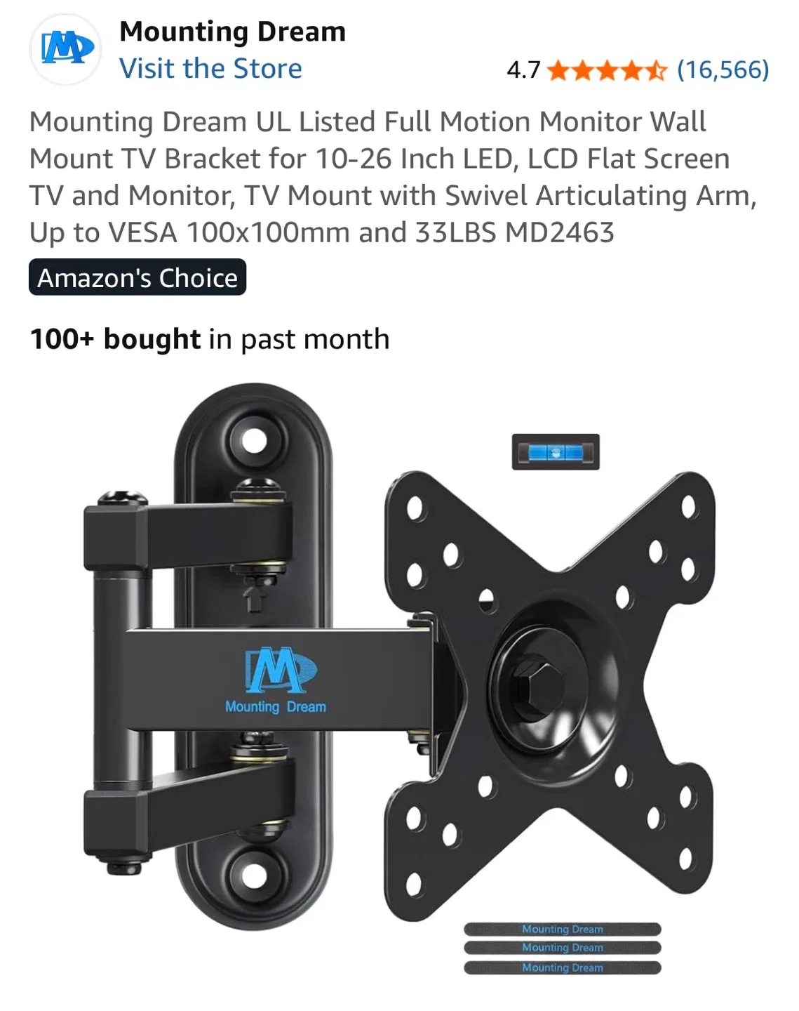 Razer Mounting Dream Full Motion Wall Mount