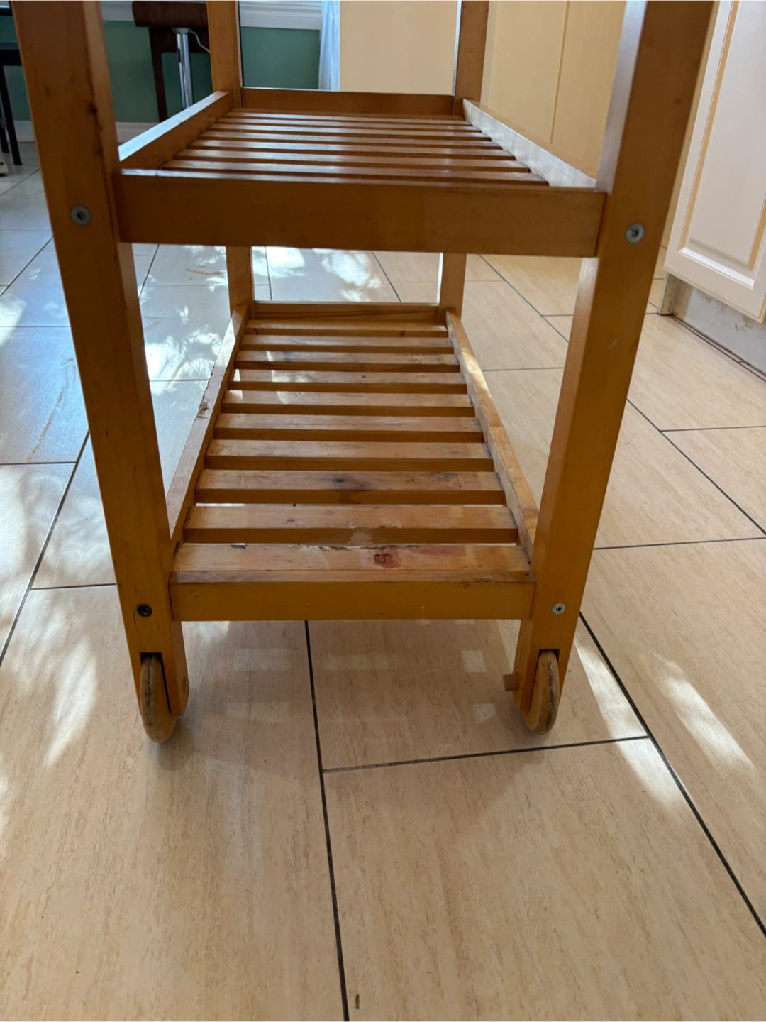 Wooden Kitchen Cart with Drawers - photo 4