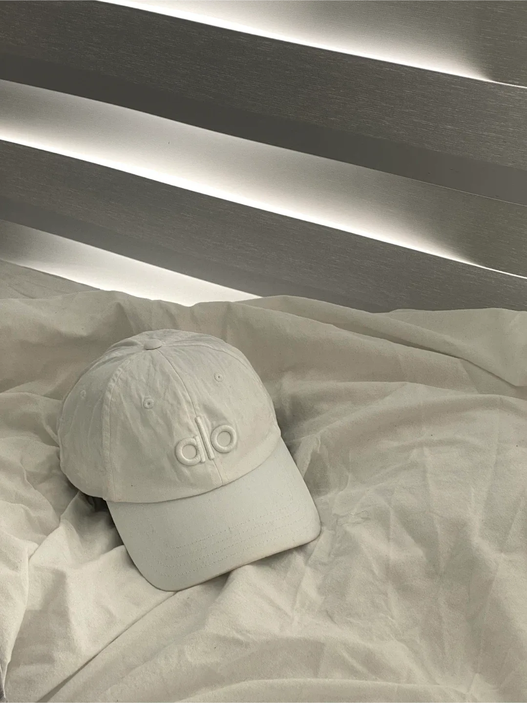 ALO White Off Duty Cap