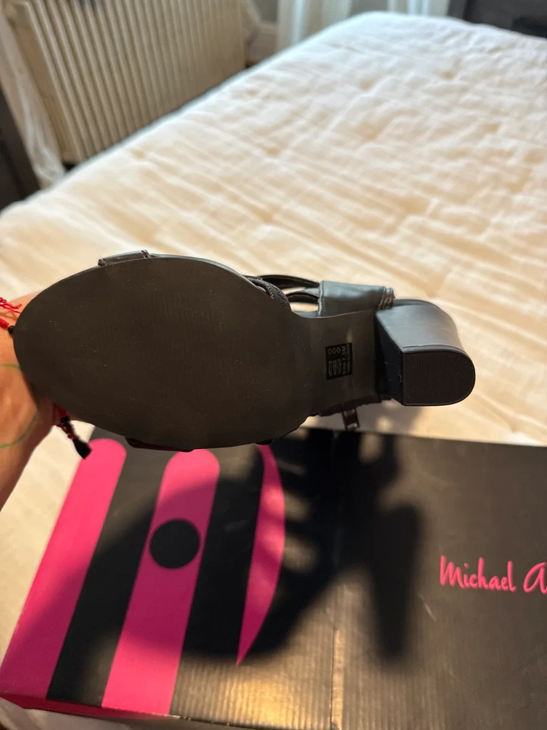 Michael Antonio Kimiko Black Heels Size 7 image indicator(2)