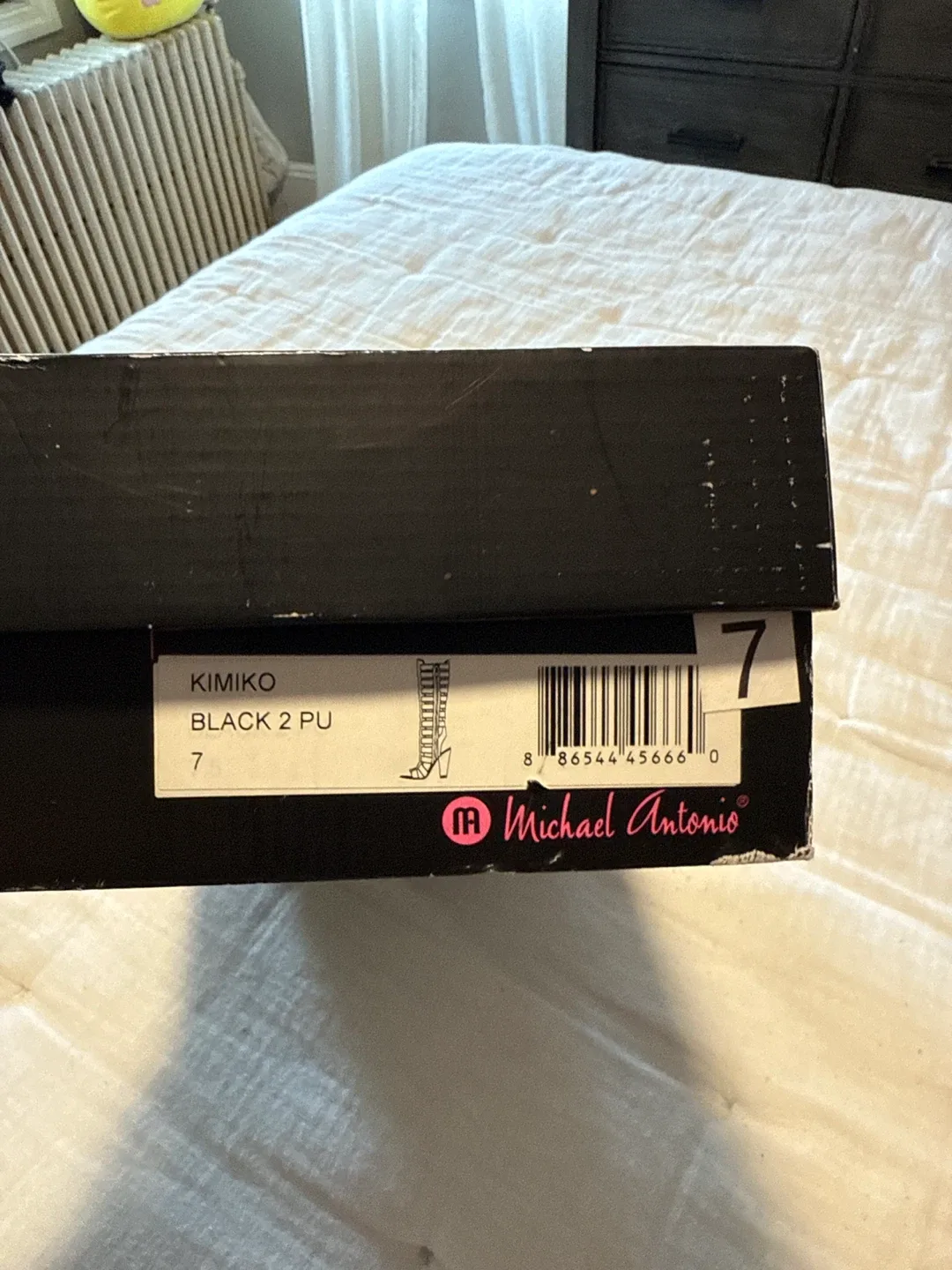 Michael Antonio Kimiko Black Heels Size 7 image indicator(3)