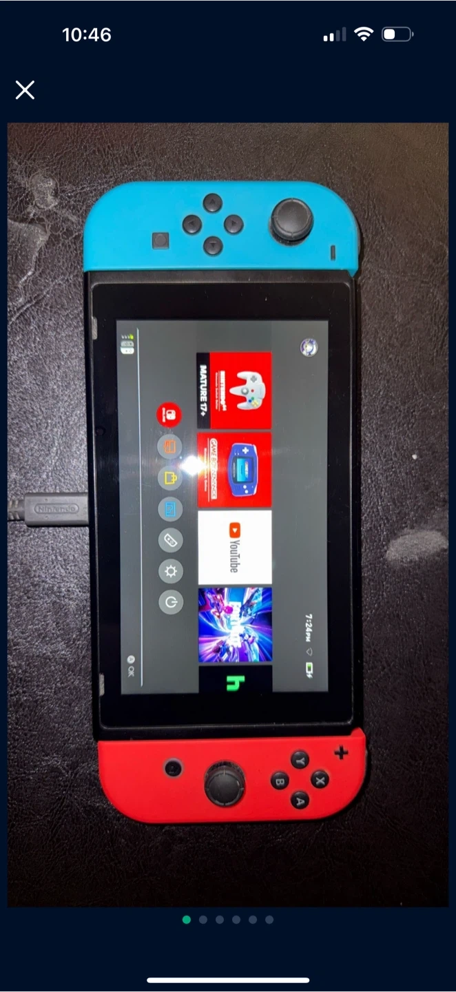 Nintendo Switch Console with PowerA Wired Controller