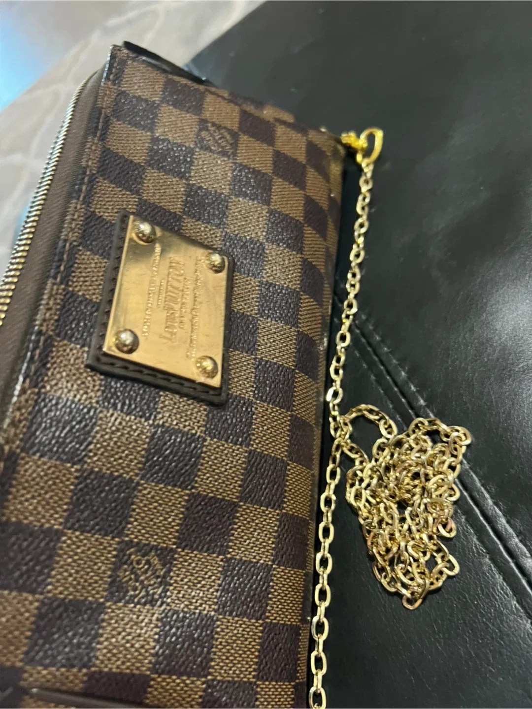 Louis Vuitton Damier Ebene Pochette Accessories NM image indicator(7)