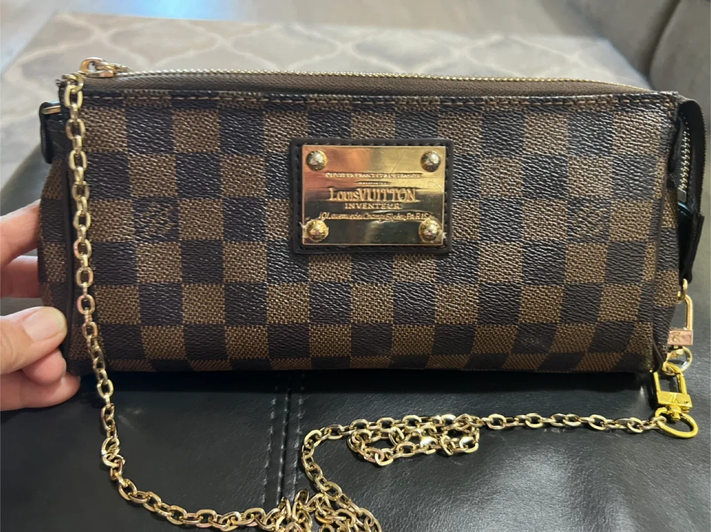 Louis Vuitton Damier Ebene Pochette Accessories NM image indicator(5)