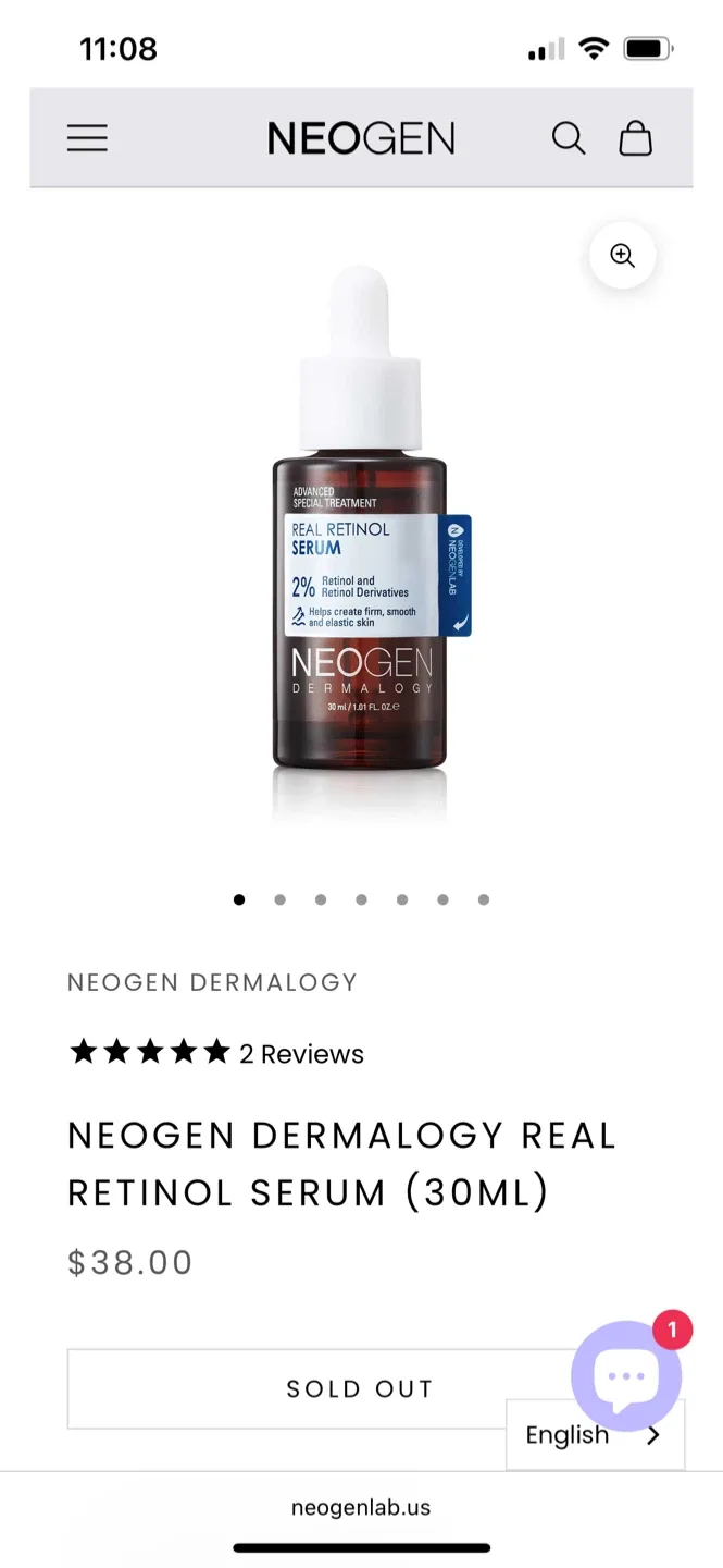 NEOGEN DERMALOGY REAL RETINOL SERUM (30ML) image indicator(2)