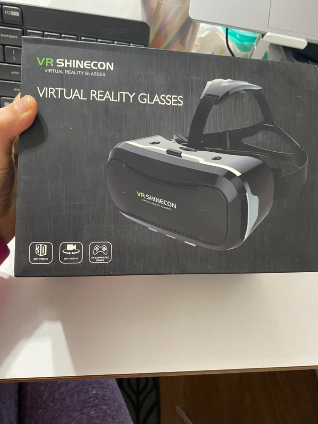 New VR Shinecon Virtual Reality Glasses fits 4-6 inch phone