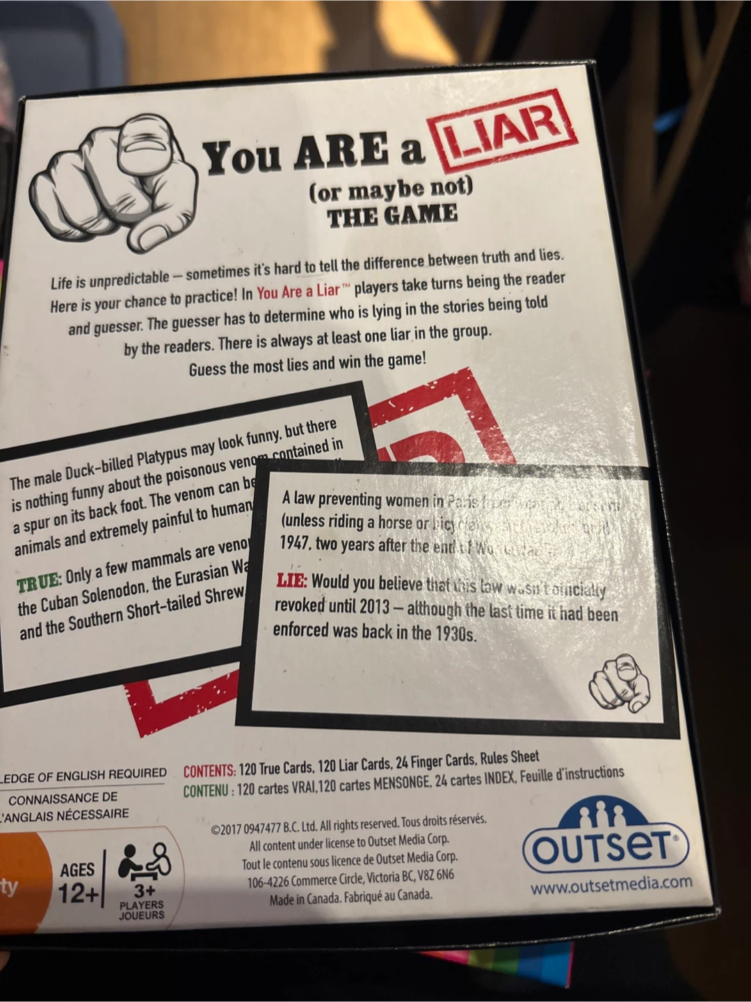 You Are a Liar (or maybe not) The Game - photo 2