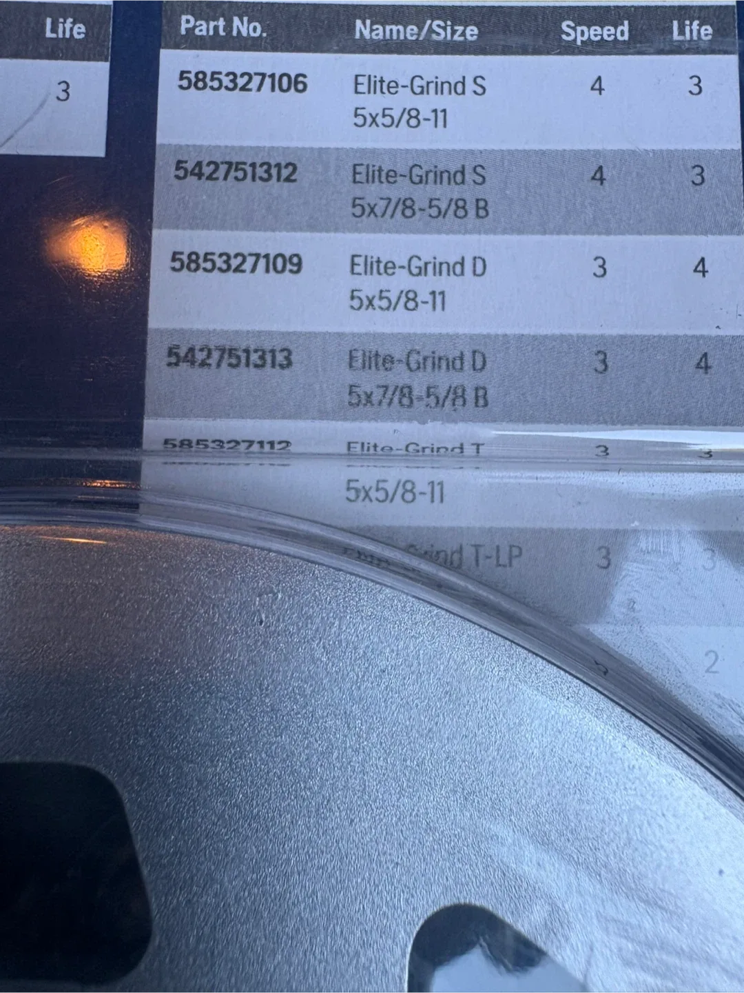 Husqvarna Vari Grind XL 5 5/8-11 SPCR image indicator(4)