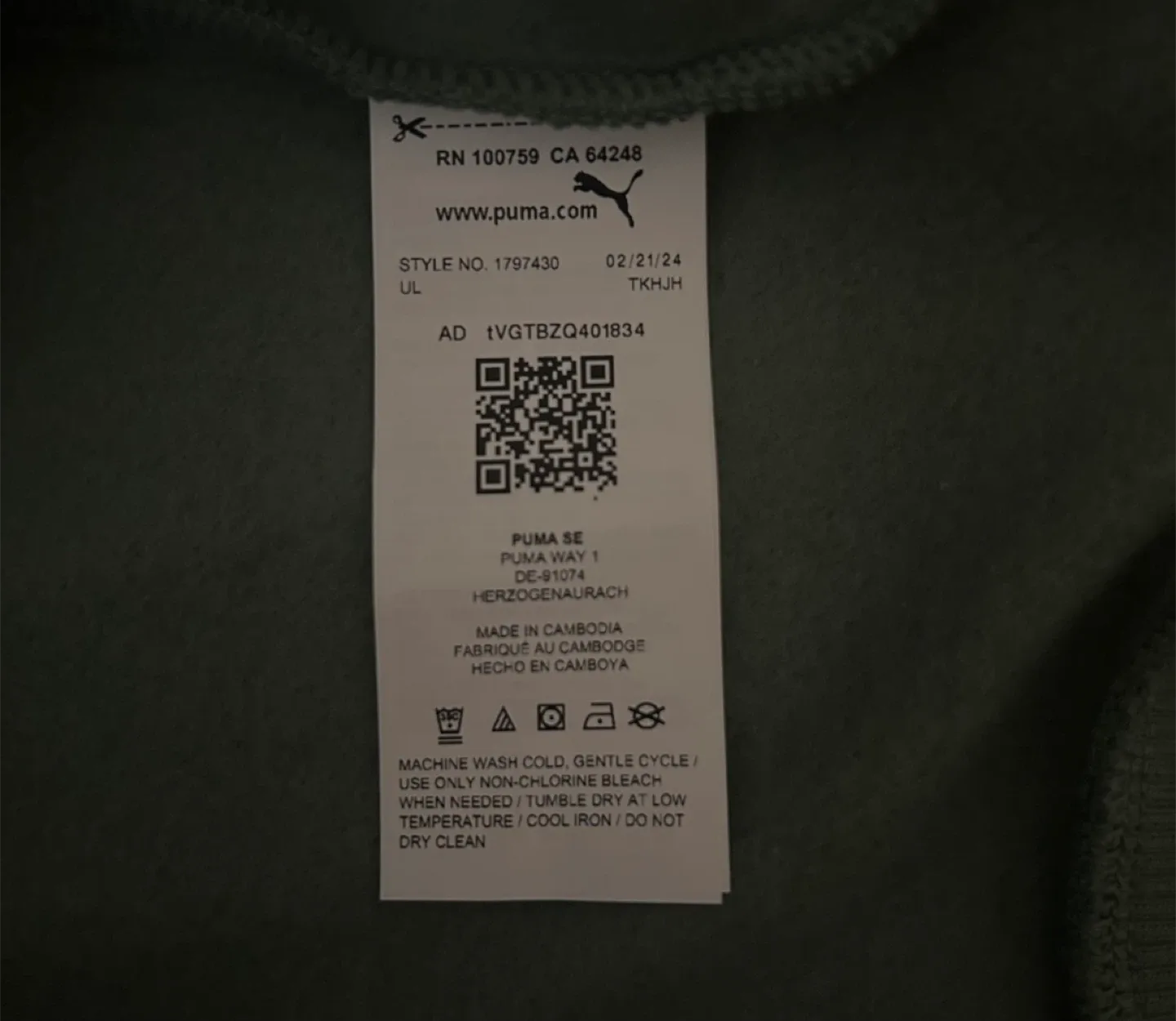 Puma Kids Bomber Jacket - Size L (14/16) image indicator(4)