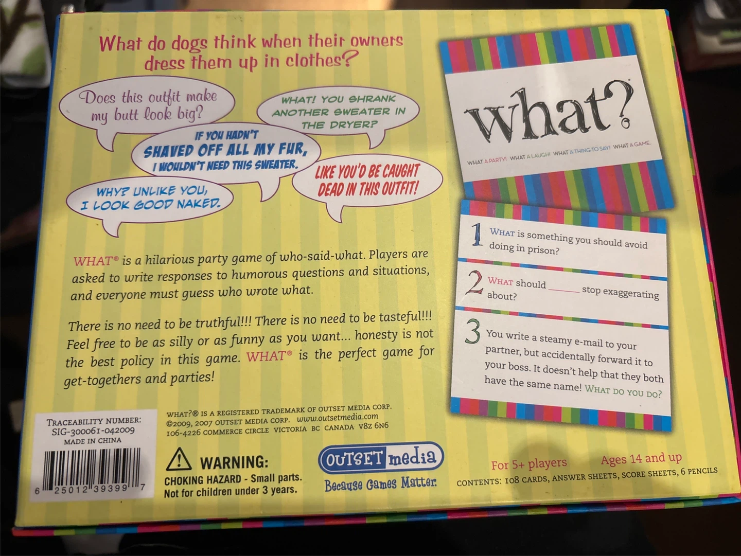 What? Party Game by Outset Media - photo 2