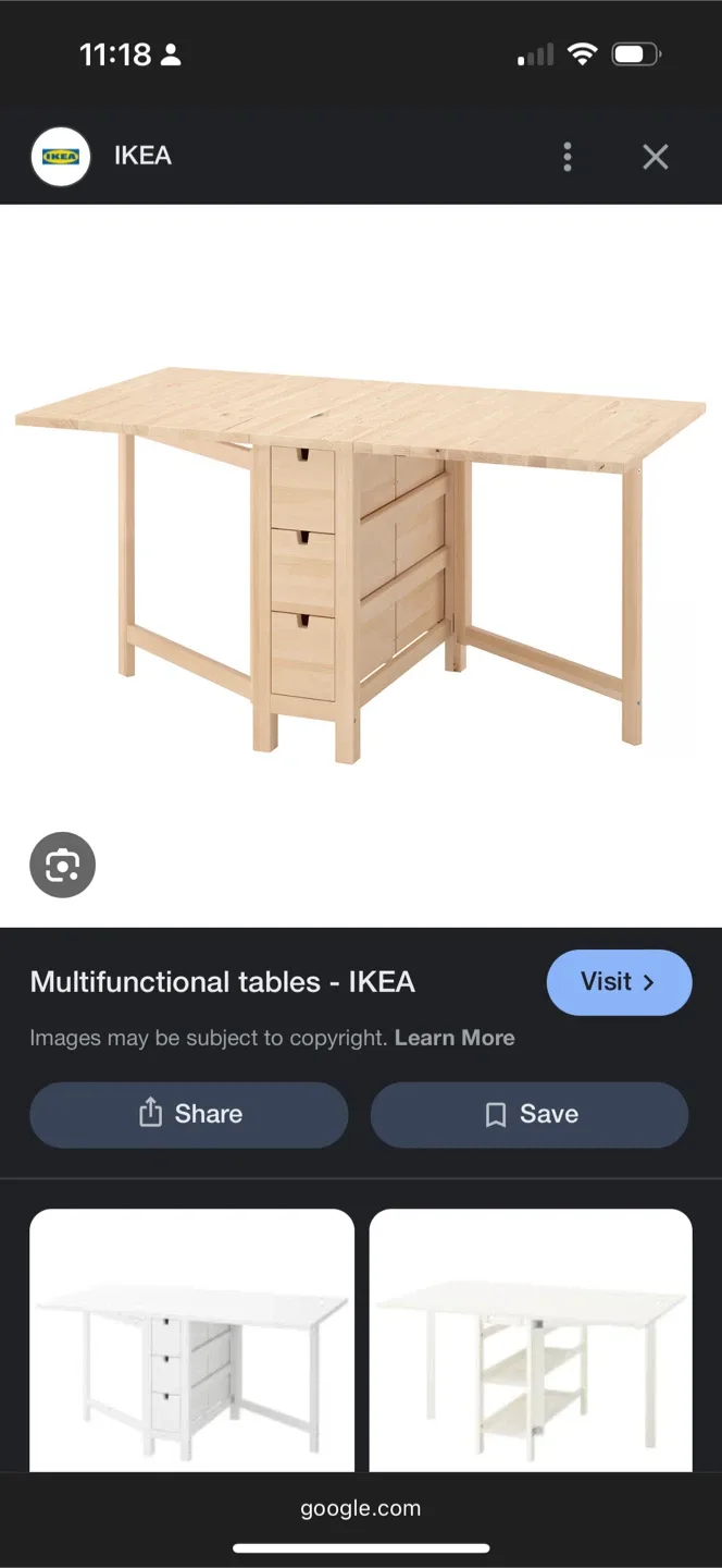 IKEA Norden Extendable Dining Table