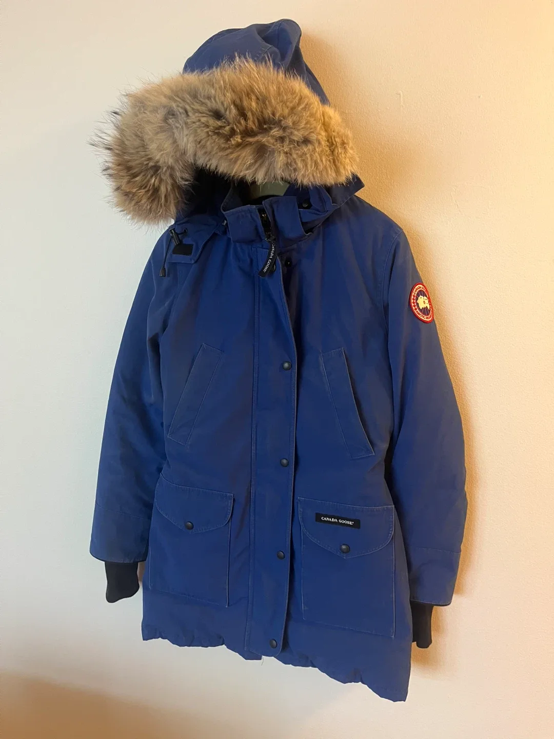 Ladies Pacific Blue Canada Goose Parka