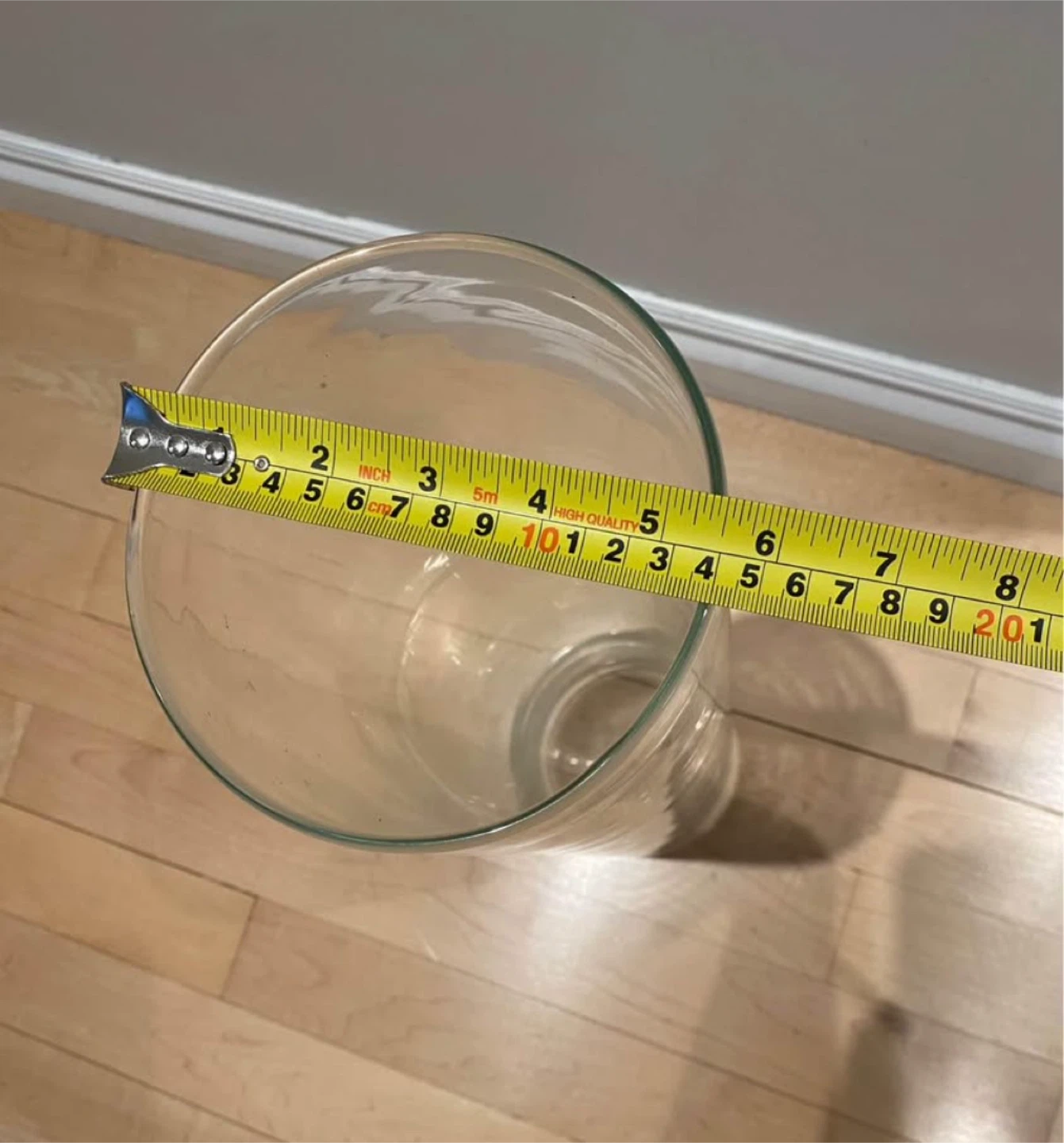 Tall Glass Vase with decorative branches - photo 2