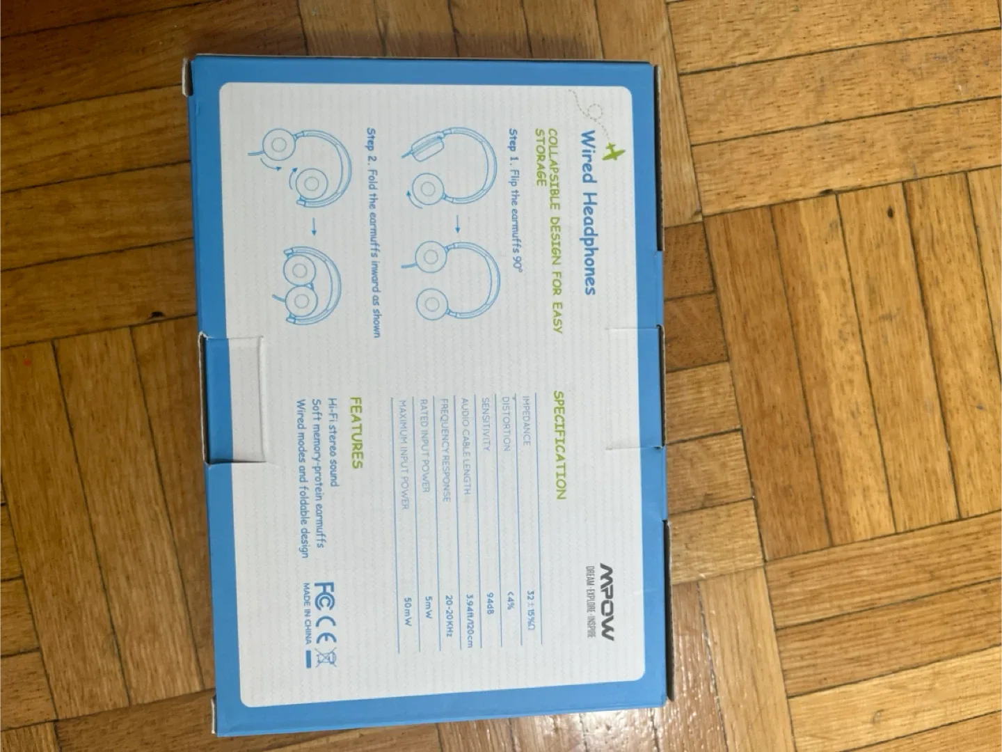 Mpow CH6S Pink Wired Headphones Kids image indicator(5)