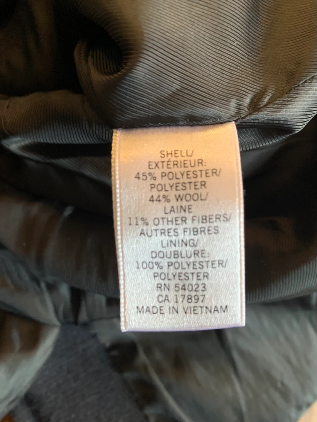 Banana Republic Wool Blend Coat - Size Small - photo 5
