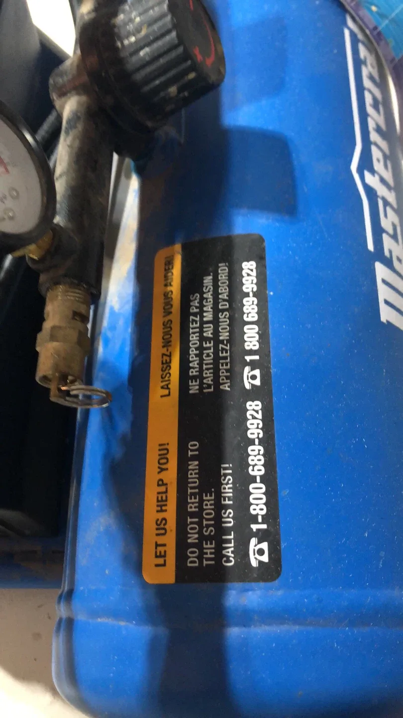 Mastercraft Air Compressor - Blue image indicator(3)