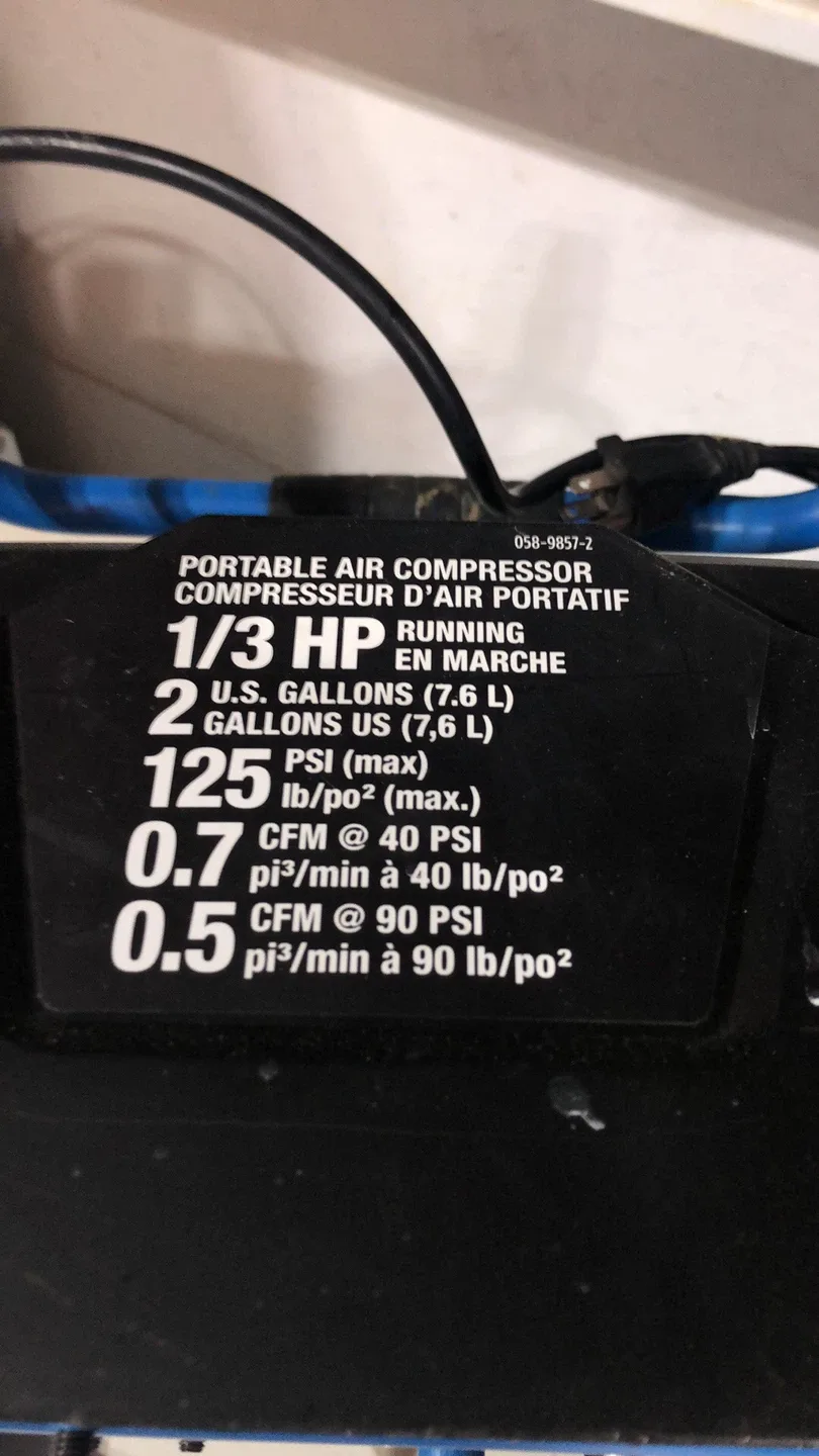 Mastercraft Air Compressor - Blue image indicator(2)