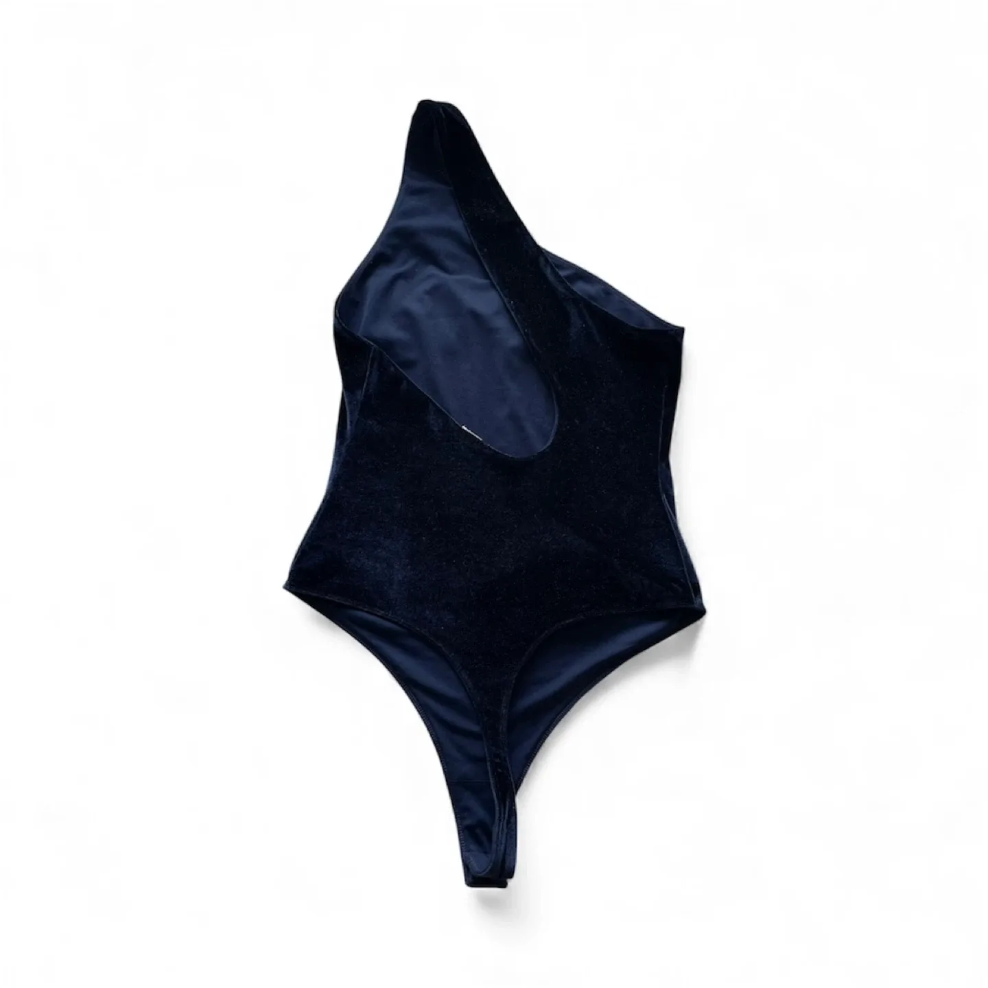 Fabletics Gigi Velour Bodysuit in Navy Blue image indicator(3)