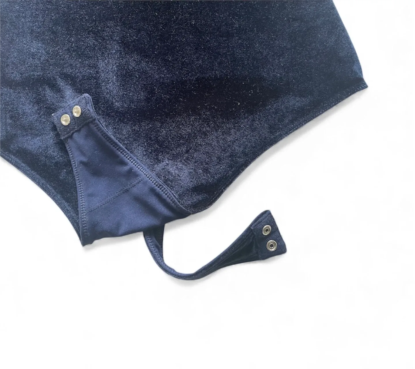 Fabletics Gigi Velour Bodysuit in Navy Blue image indicator(5)