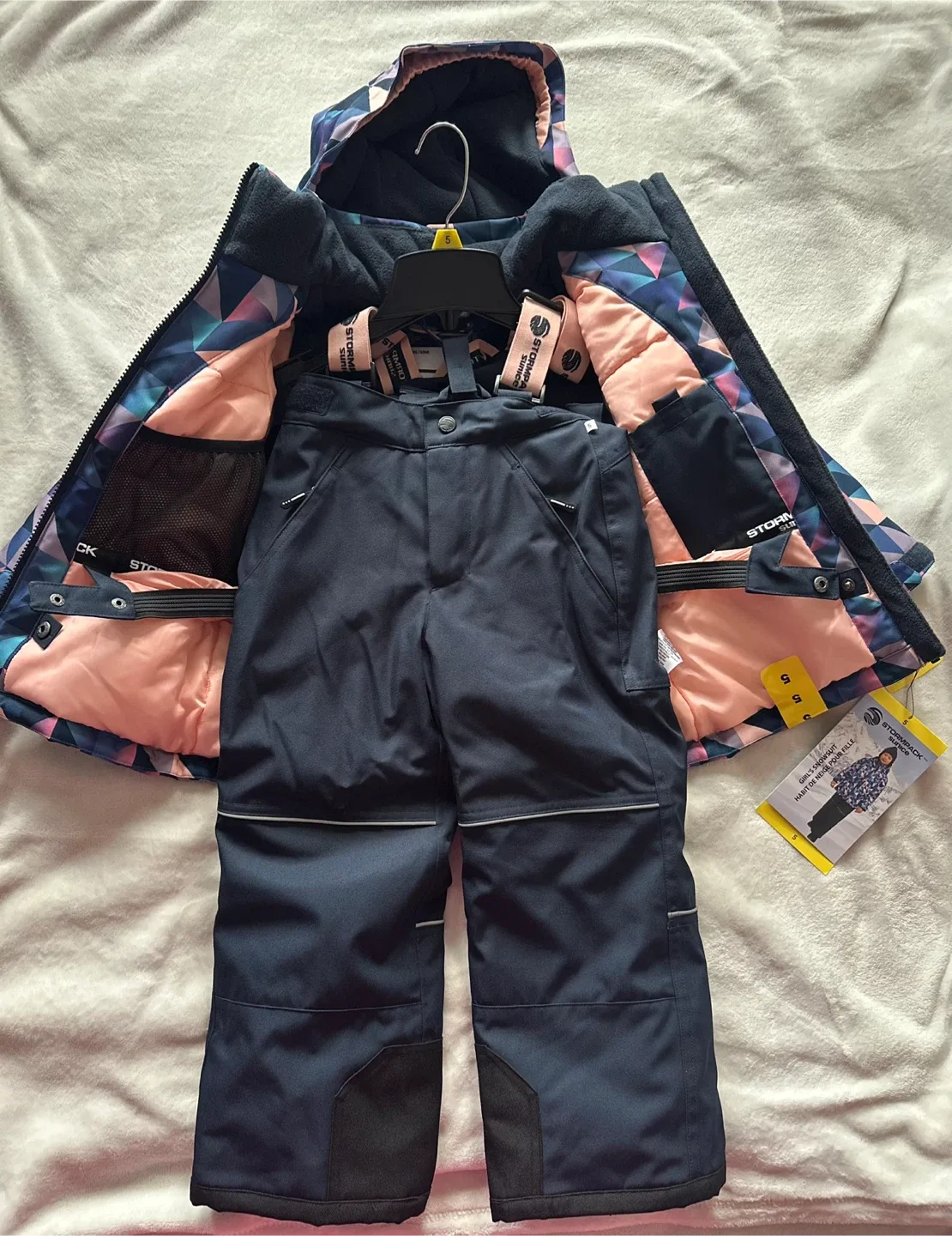 Stormpack Sunice Girl's Snowsuit - size 5 Brand New with Tags! image indicator(4)