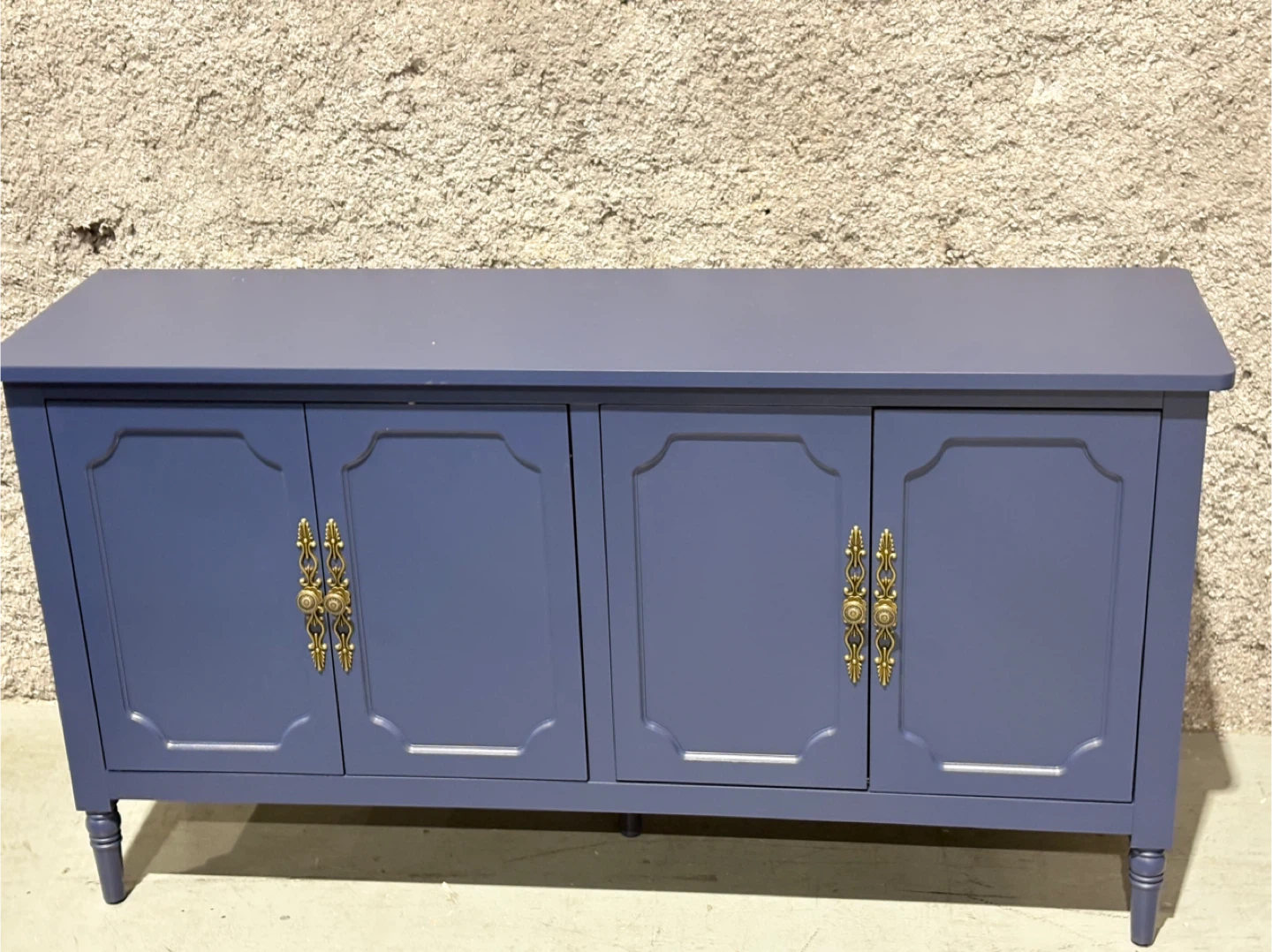 Blue 4-Door Cabinet - 59" Wide