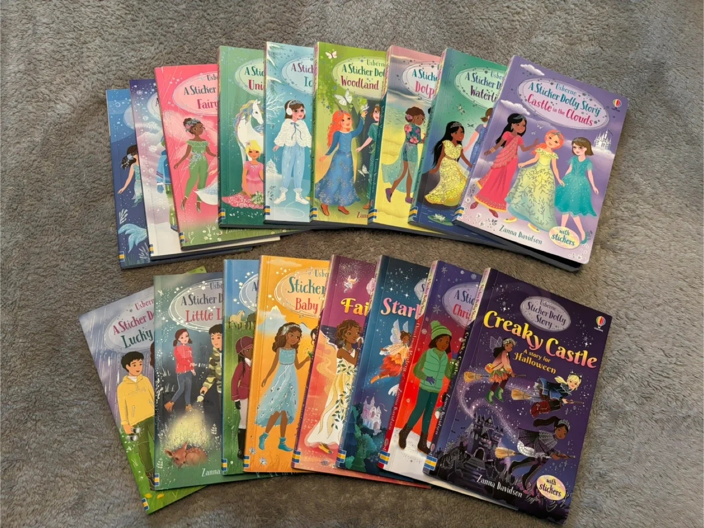 Usborne Sticker Dolly Story Books Collection