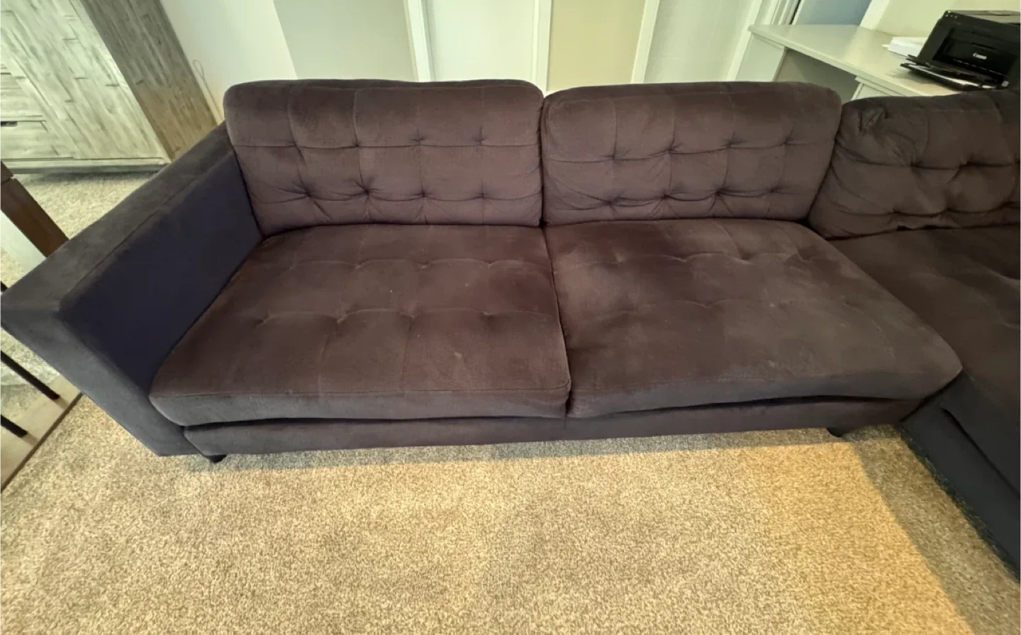 Black Sectional Sofa image indicator(2)