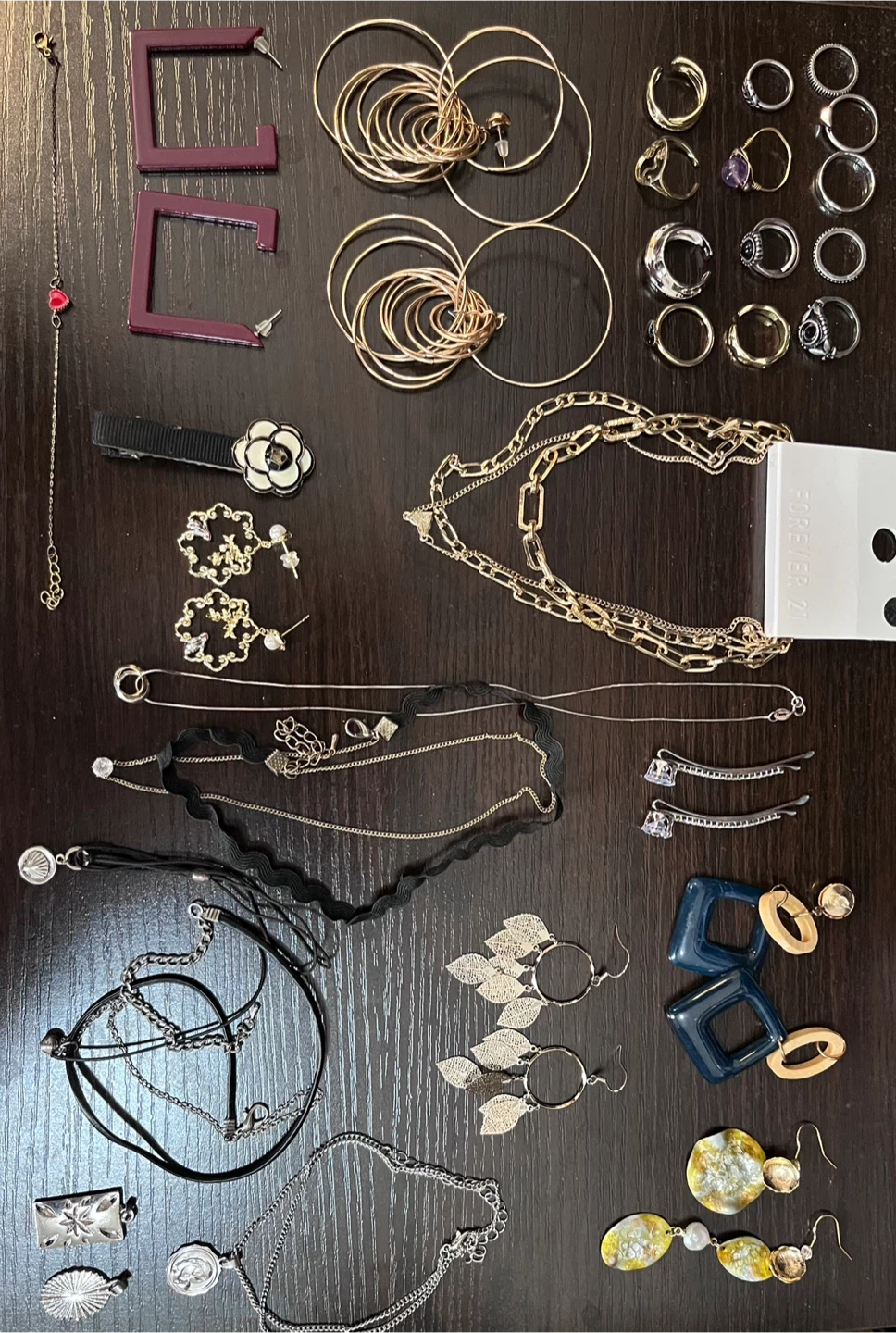 Assorted Jewelry - Earrings, Rings, Necklaces