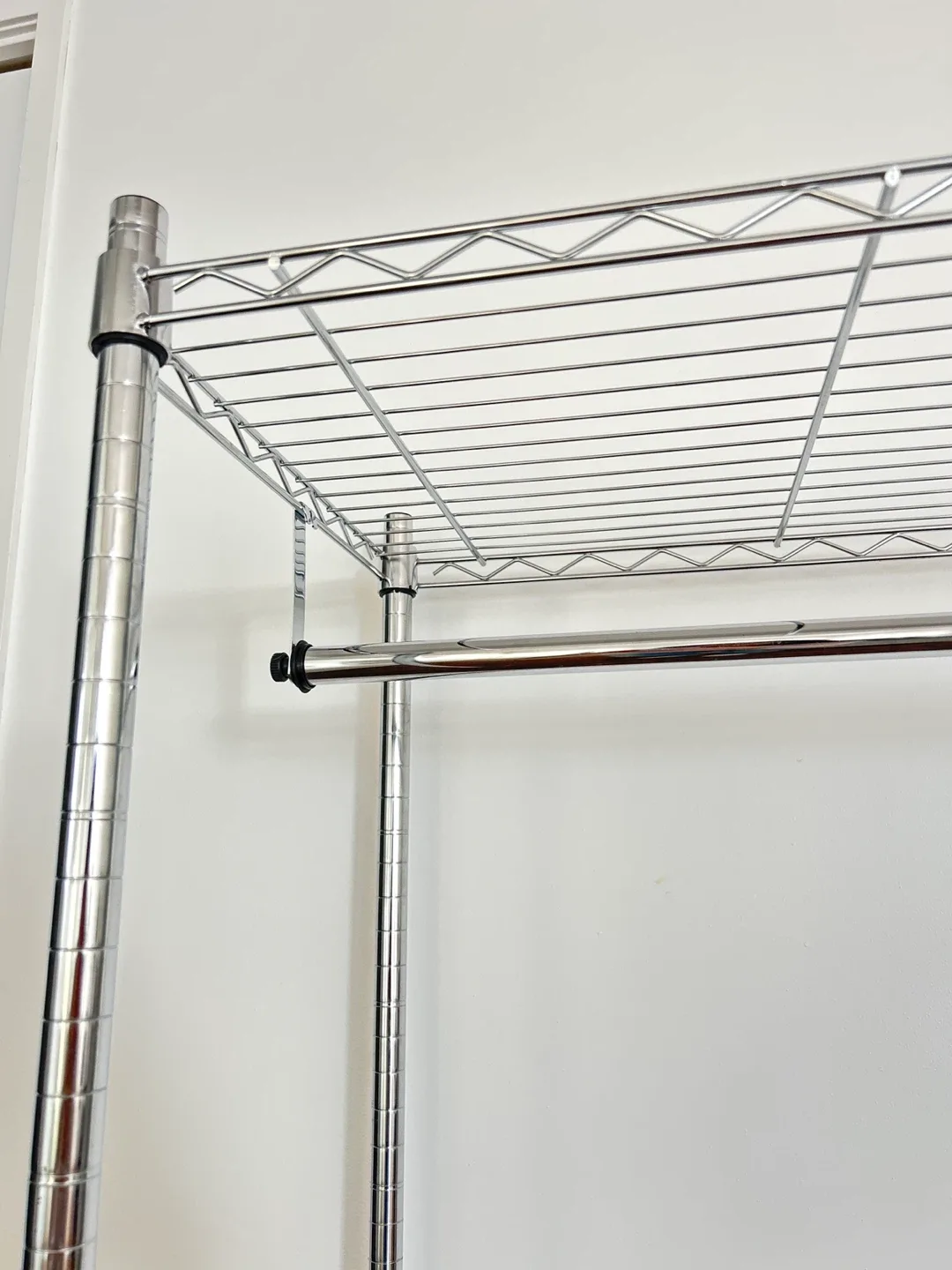 Chrome Metal Garment Rack image indicator(2)