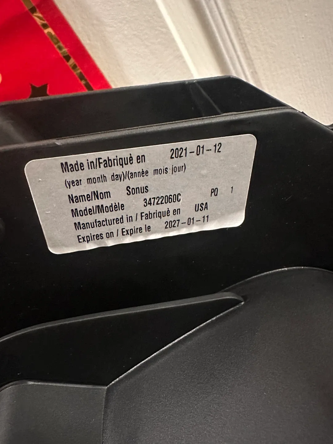 Evenflo Sonus Car Seat - Black & Grey image indicator(5)