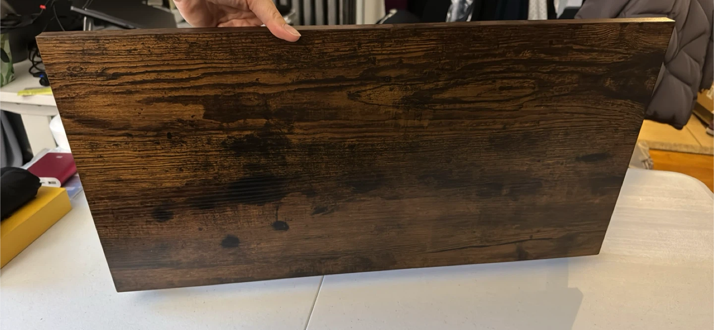 Rustic Brown Entryway Shelf with Coat Rack - photo 4