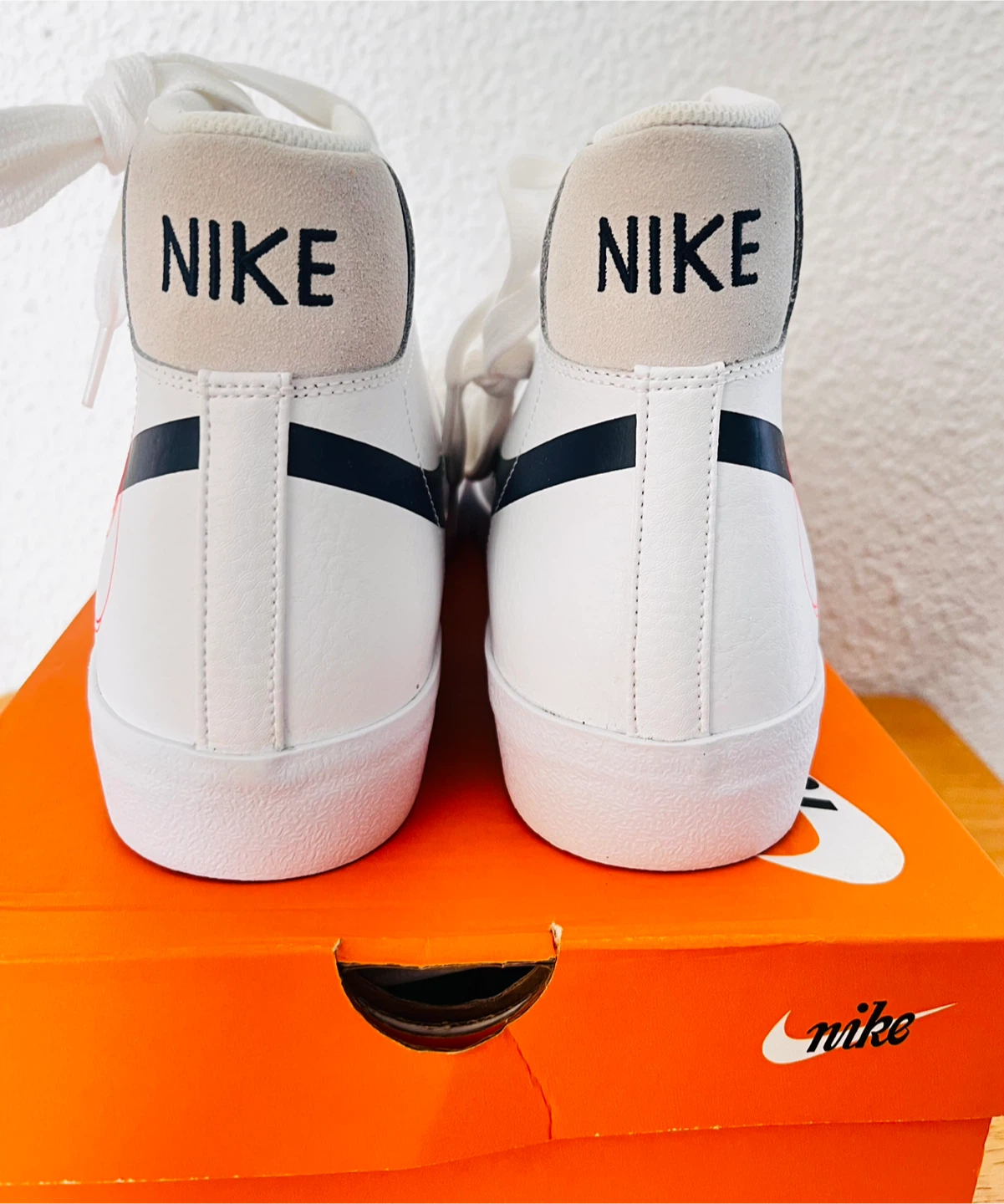 Nike Blazer Mid '77 White/Midnight Navy - Size 12.5 - photo 3