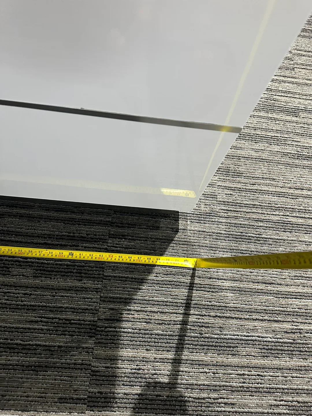 White Reception Desk - 72" x 45" image indicator(5)