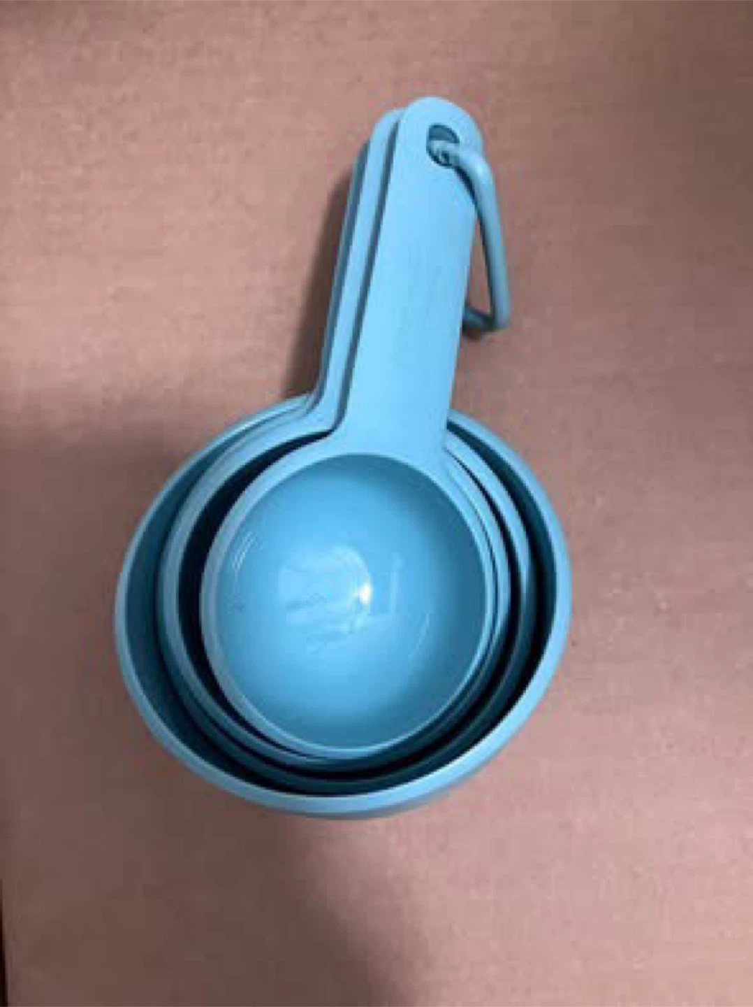 Blue Measuring Cups Set