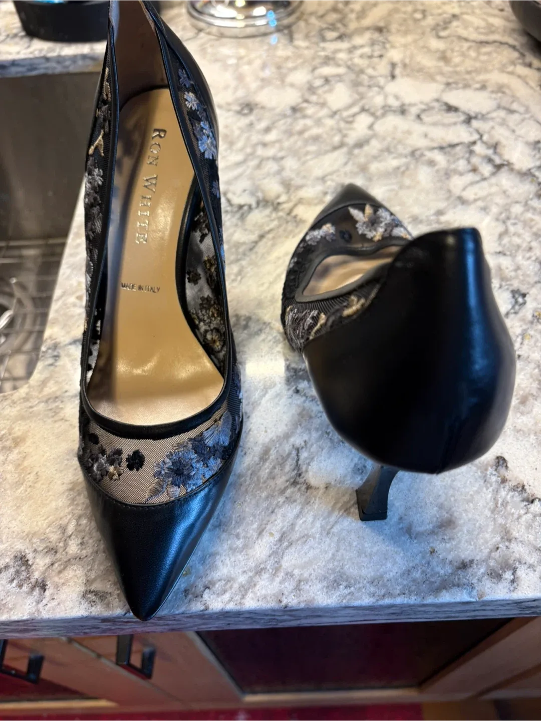 Ron White Black Heels - Size 38 image indicator(9)