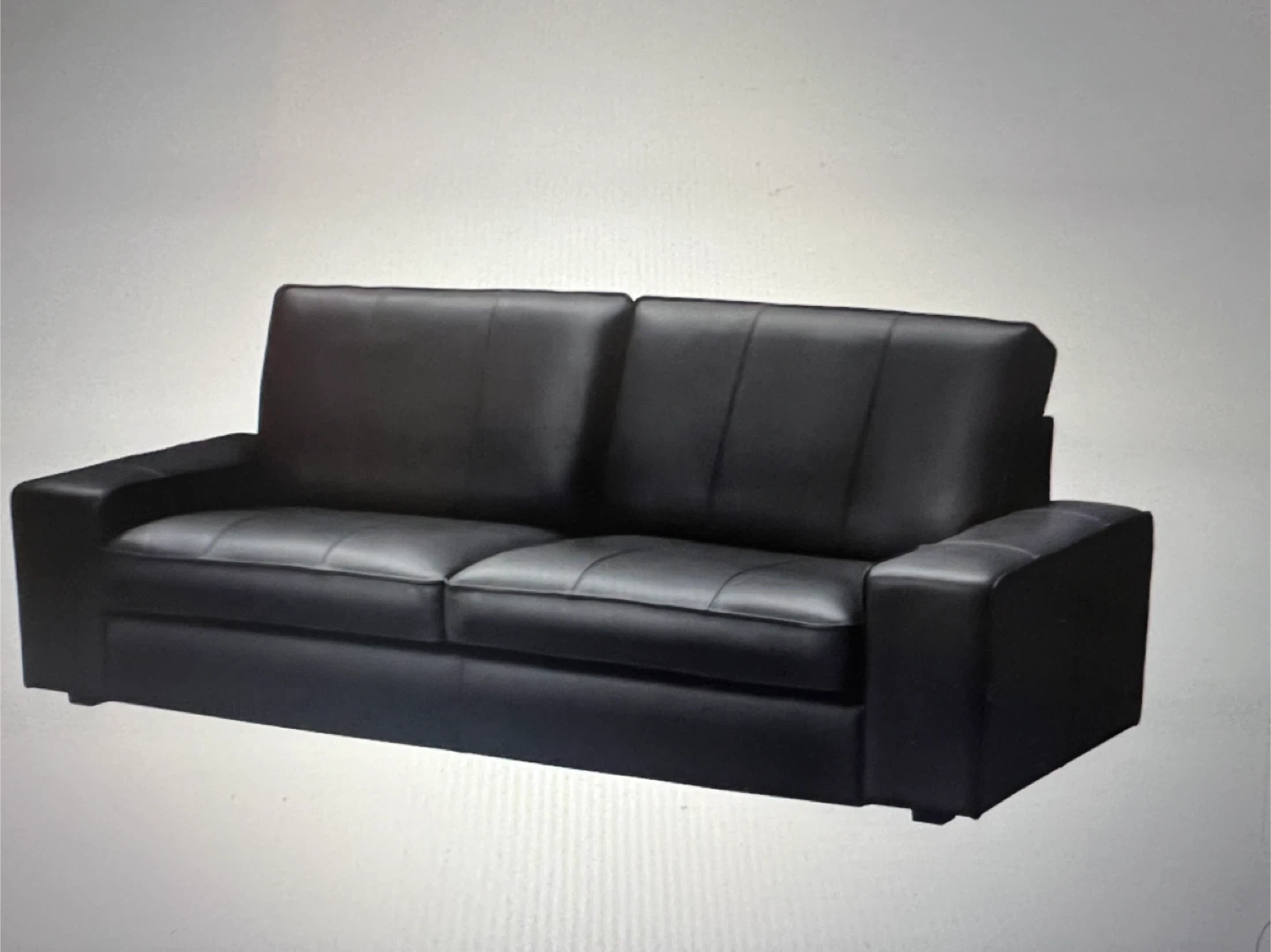 IKEA kivik Leather sofa