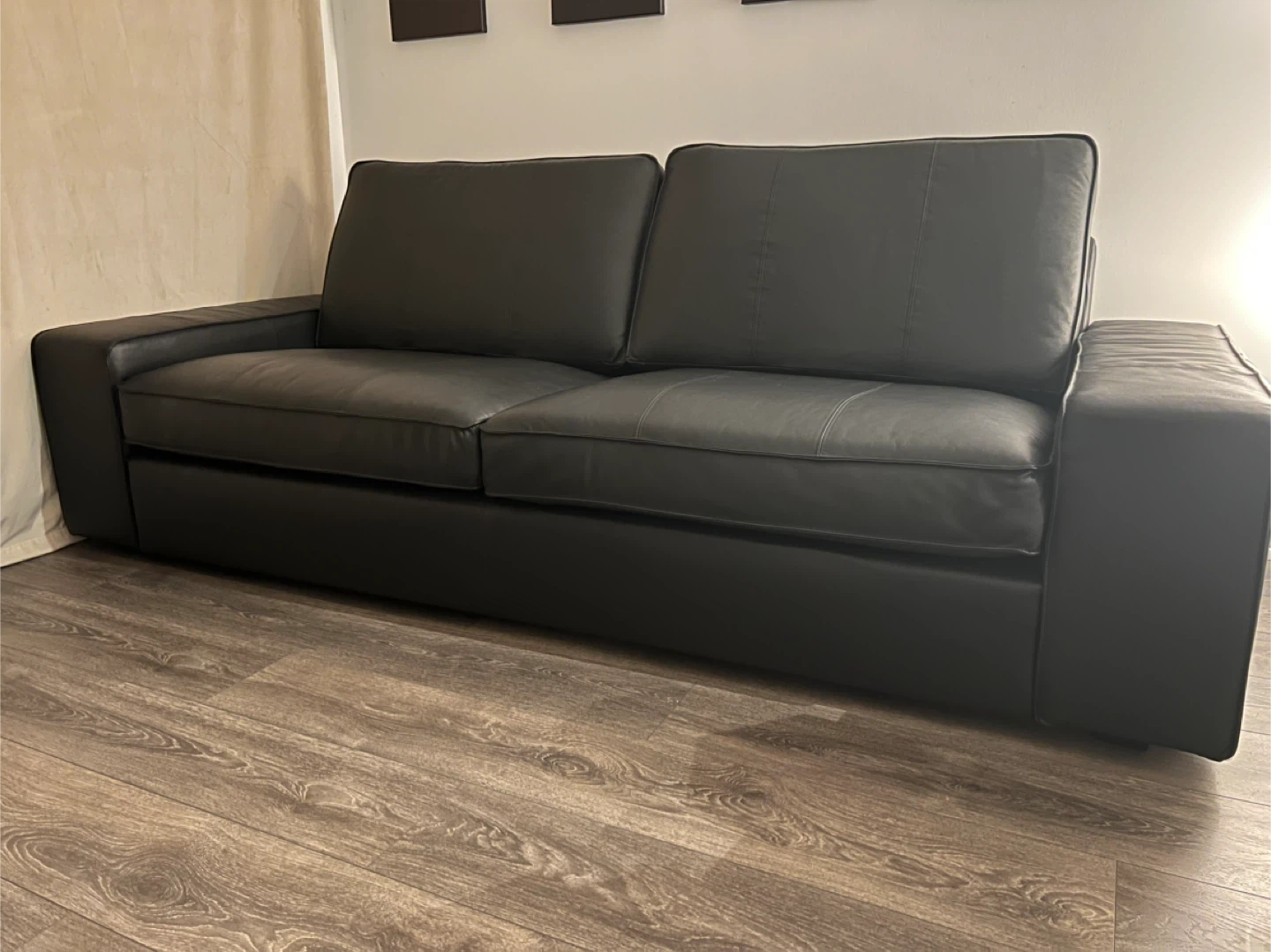 IKEA kivik Leather sofa - photo 3