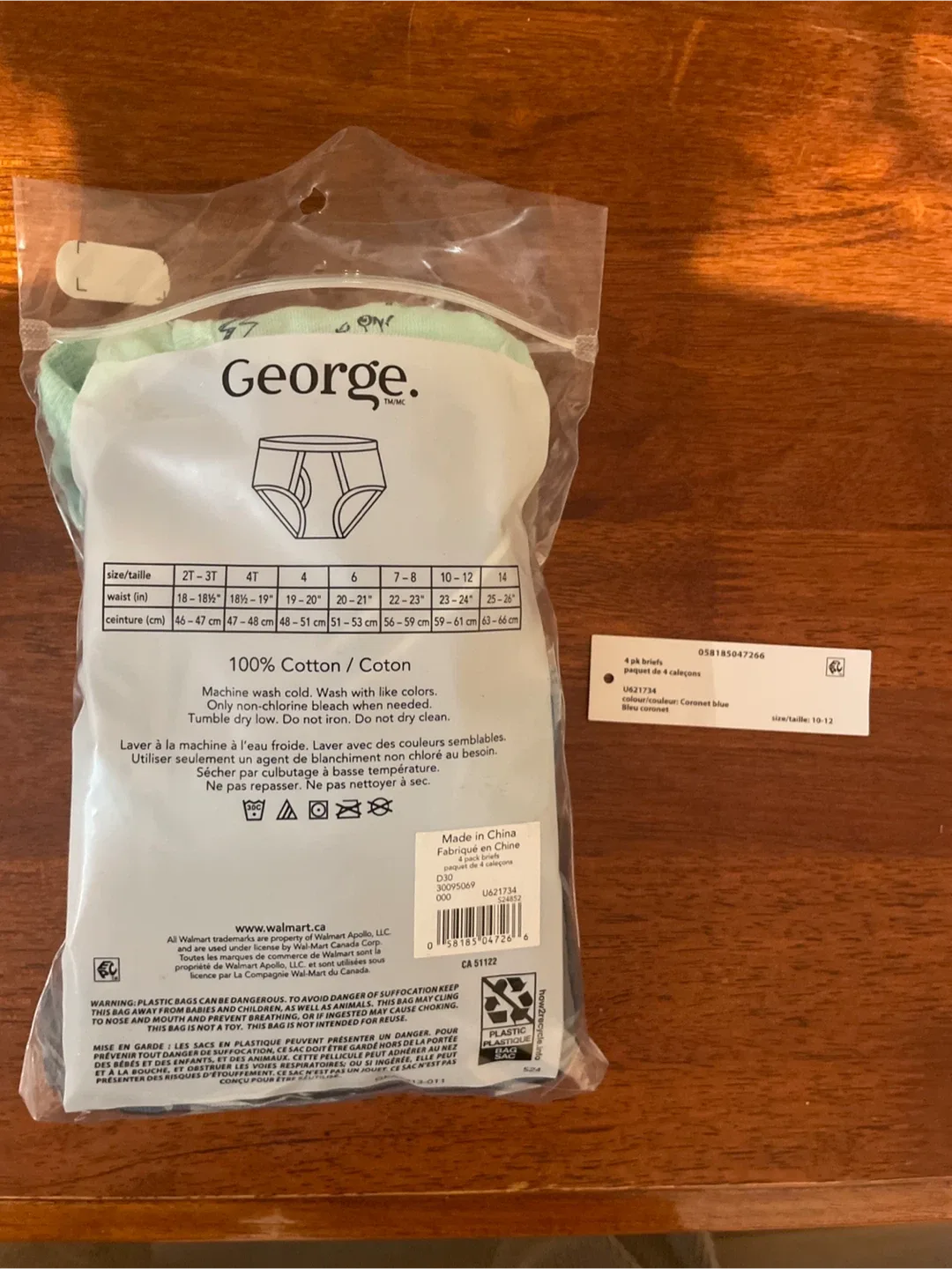 Brand new! George Boys' Briefs, Size L (10-12) image indicator(6)