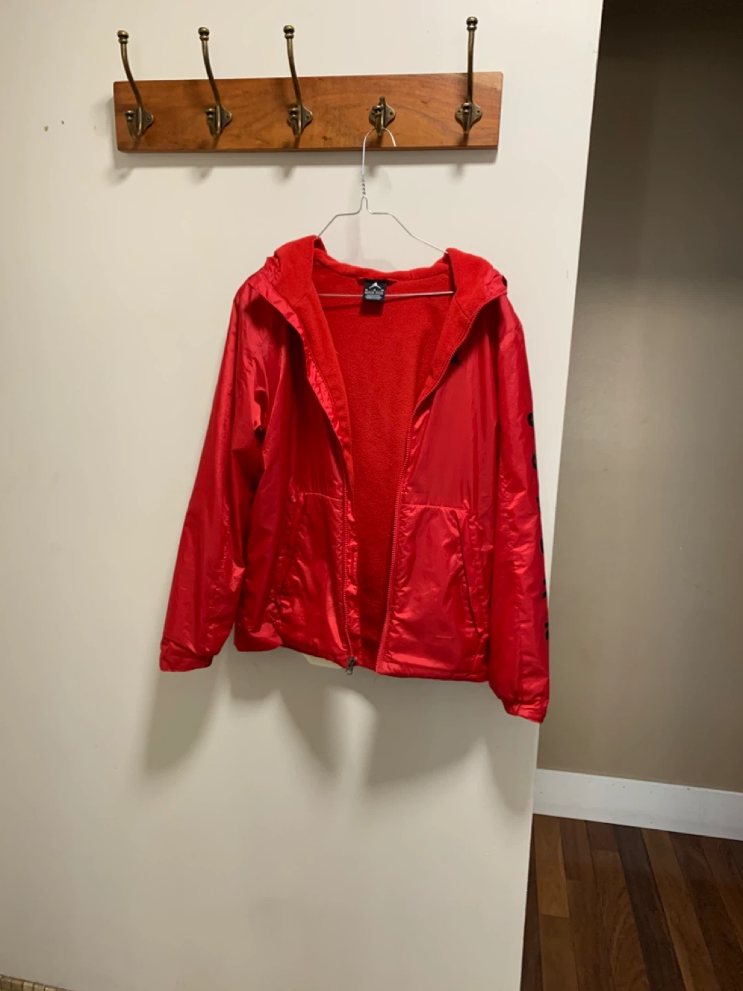 Jordan Red Fleece Lined Jacket - XL(13-15) years
