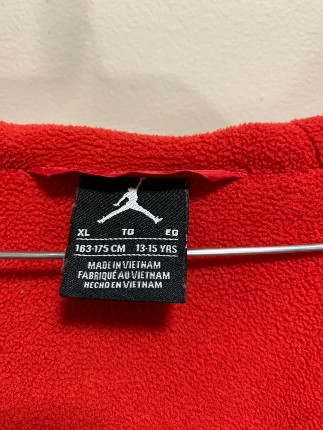 Jordan Red Fleece Lined Jacket - XL(13-15) years - photo 2
