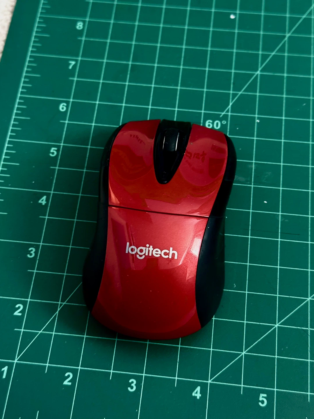 Logitech Red Wireless Mouse
