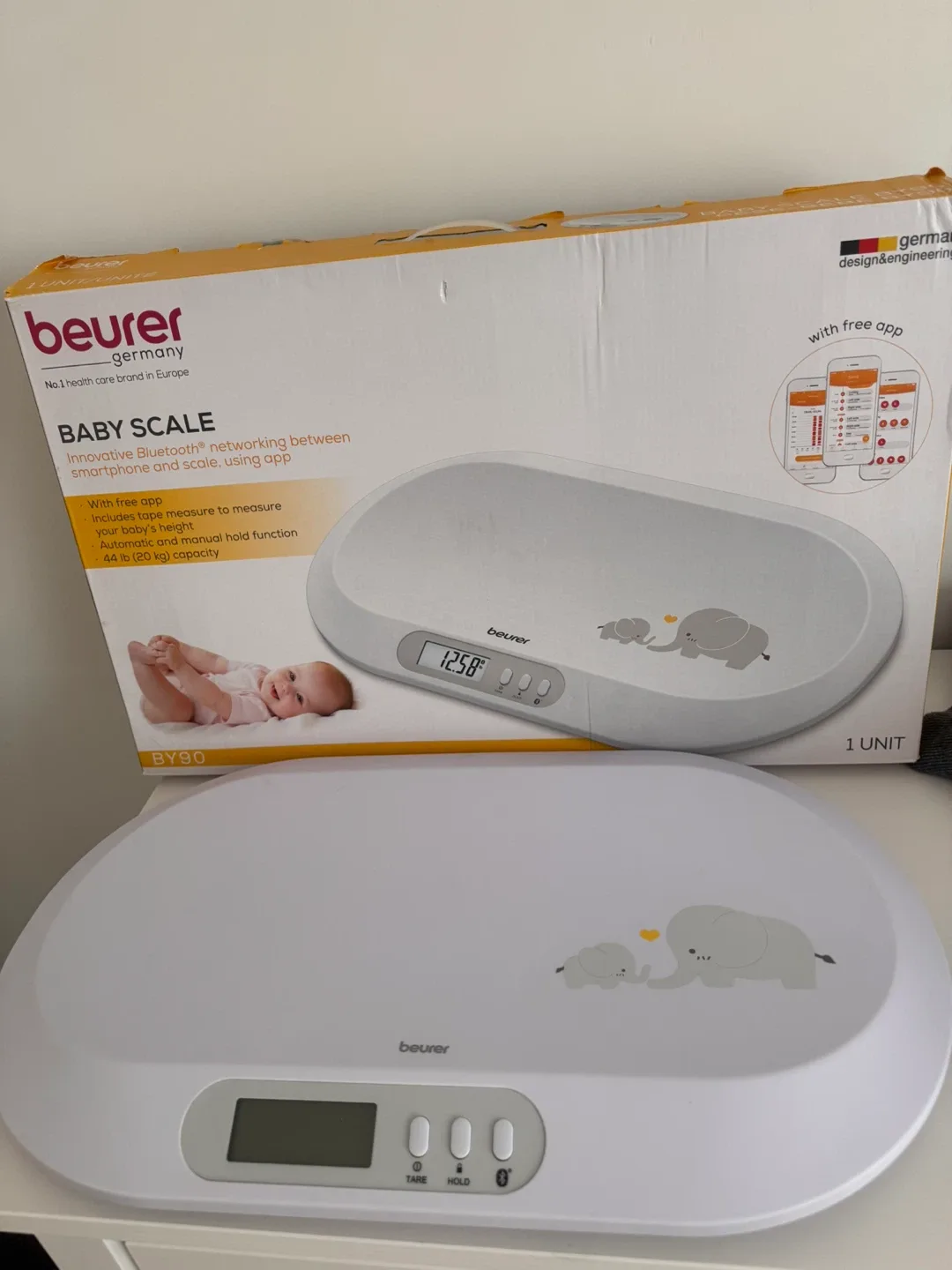 Beurer BY90 Baby Scale with App - Like New!