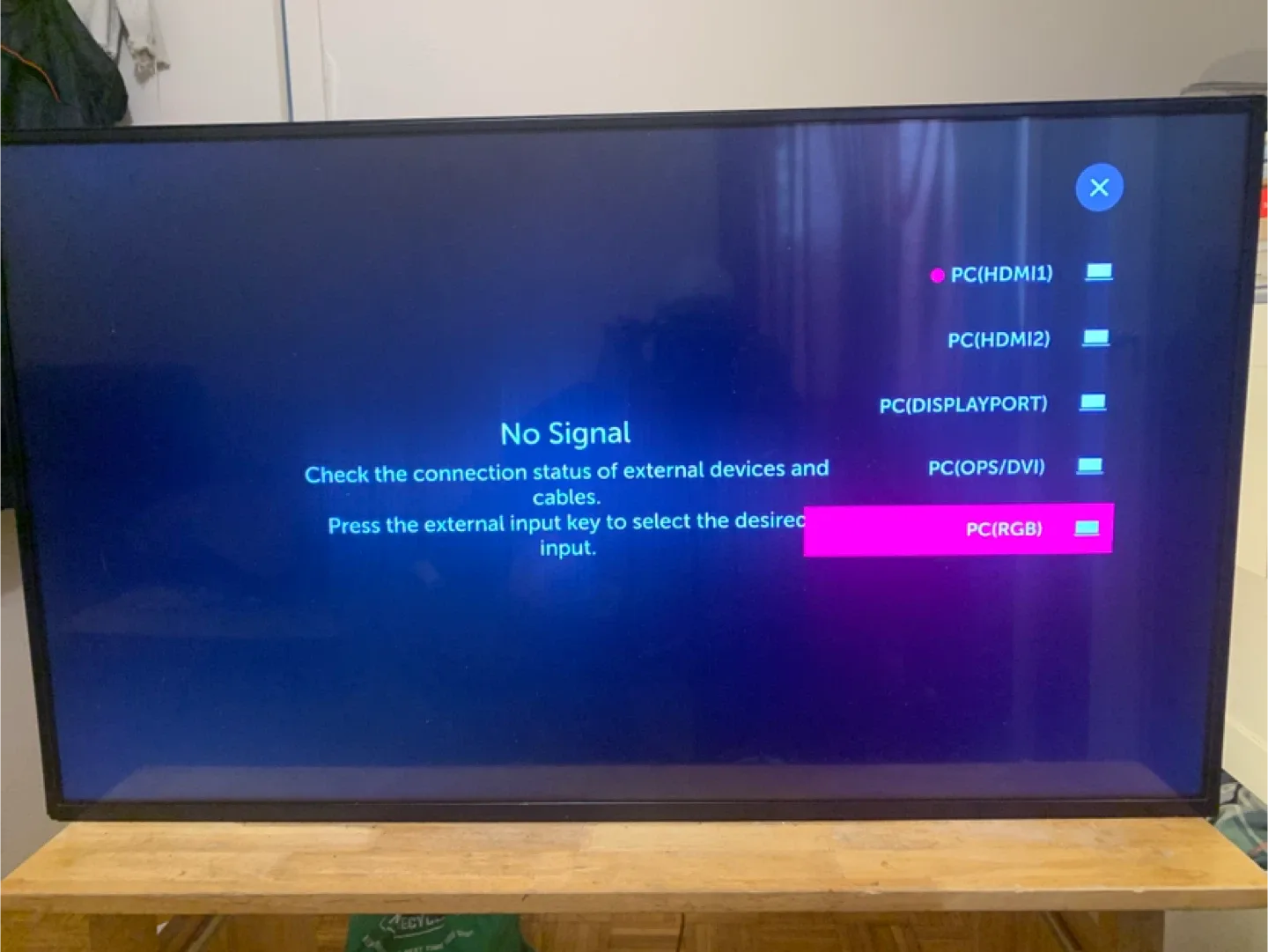 LG 49SM5D-B 49 inch TV image indicator(4)